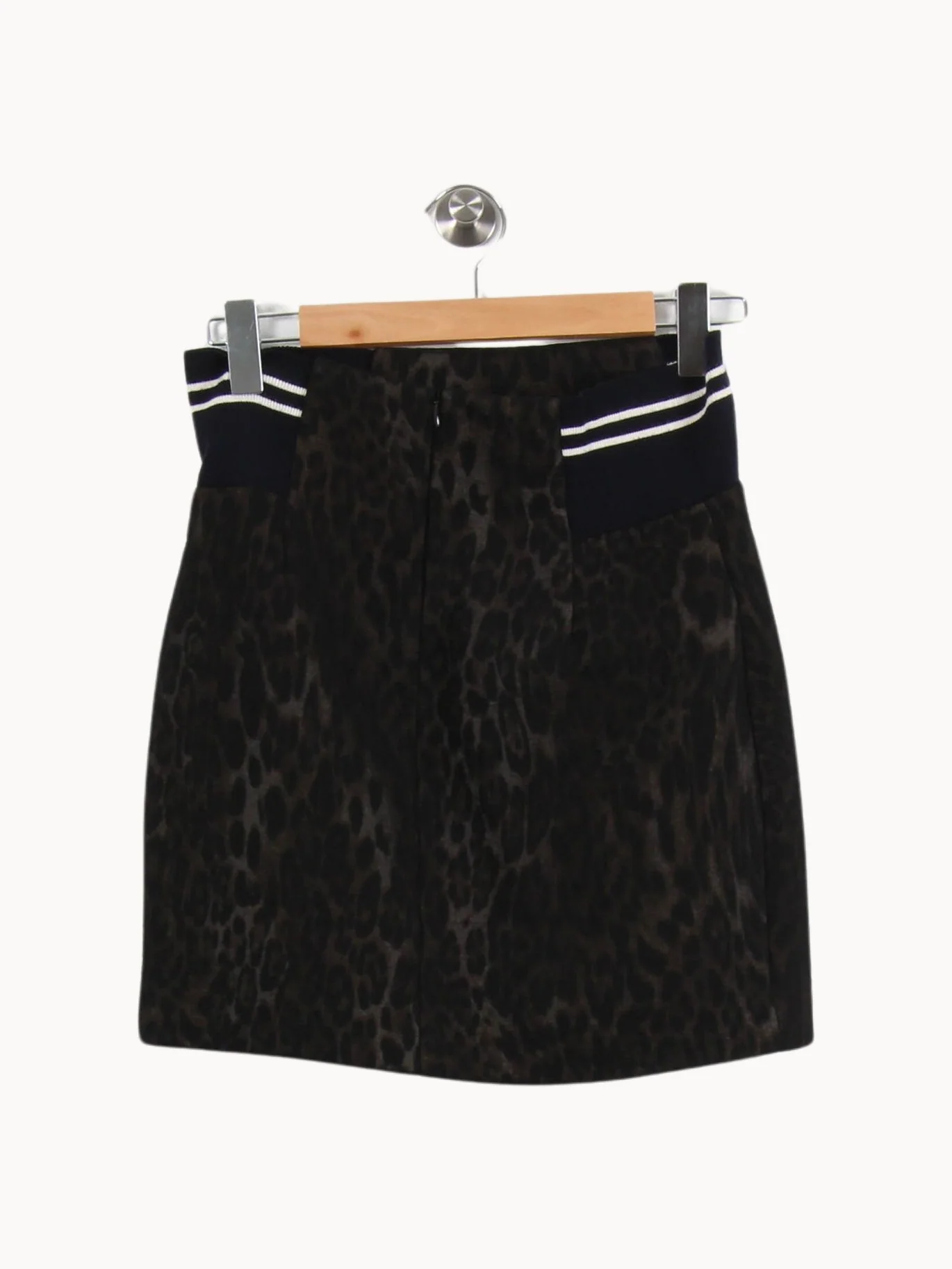 Jupe Courte Noire et Marron - Taille M/38 - Image 4