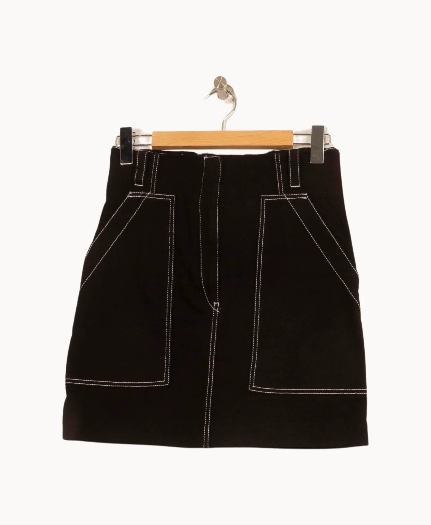 Jupe Courte Noire - Taille M/38 - Image 2