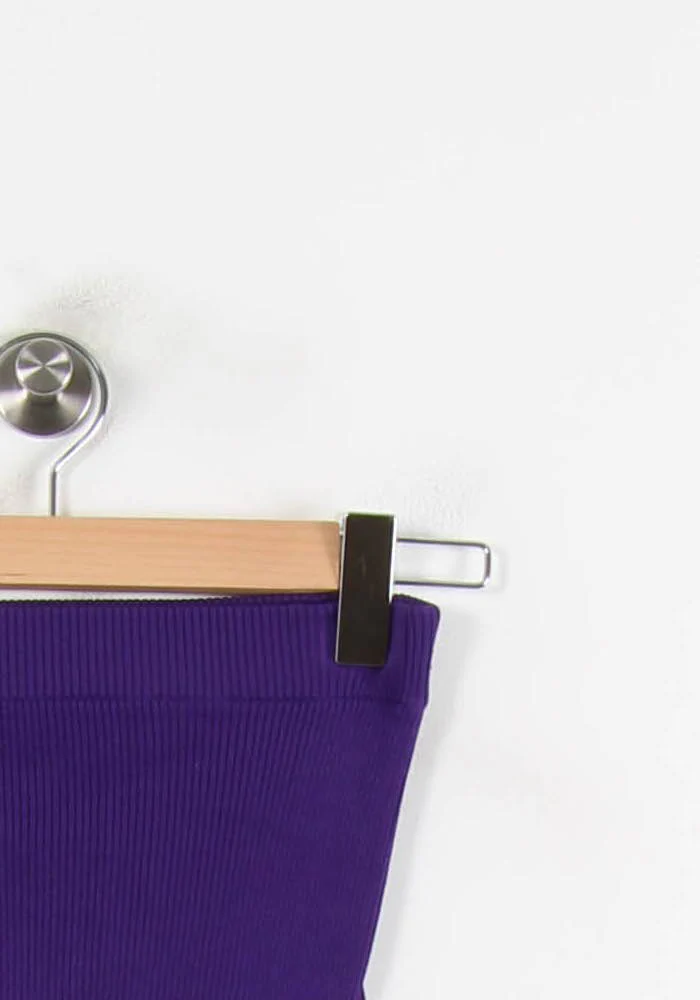 Jupe Courte Violette - Taille S/36 - Image 3