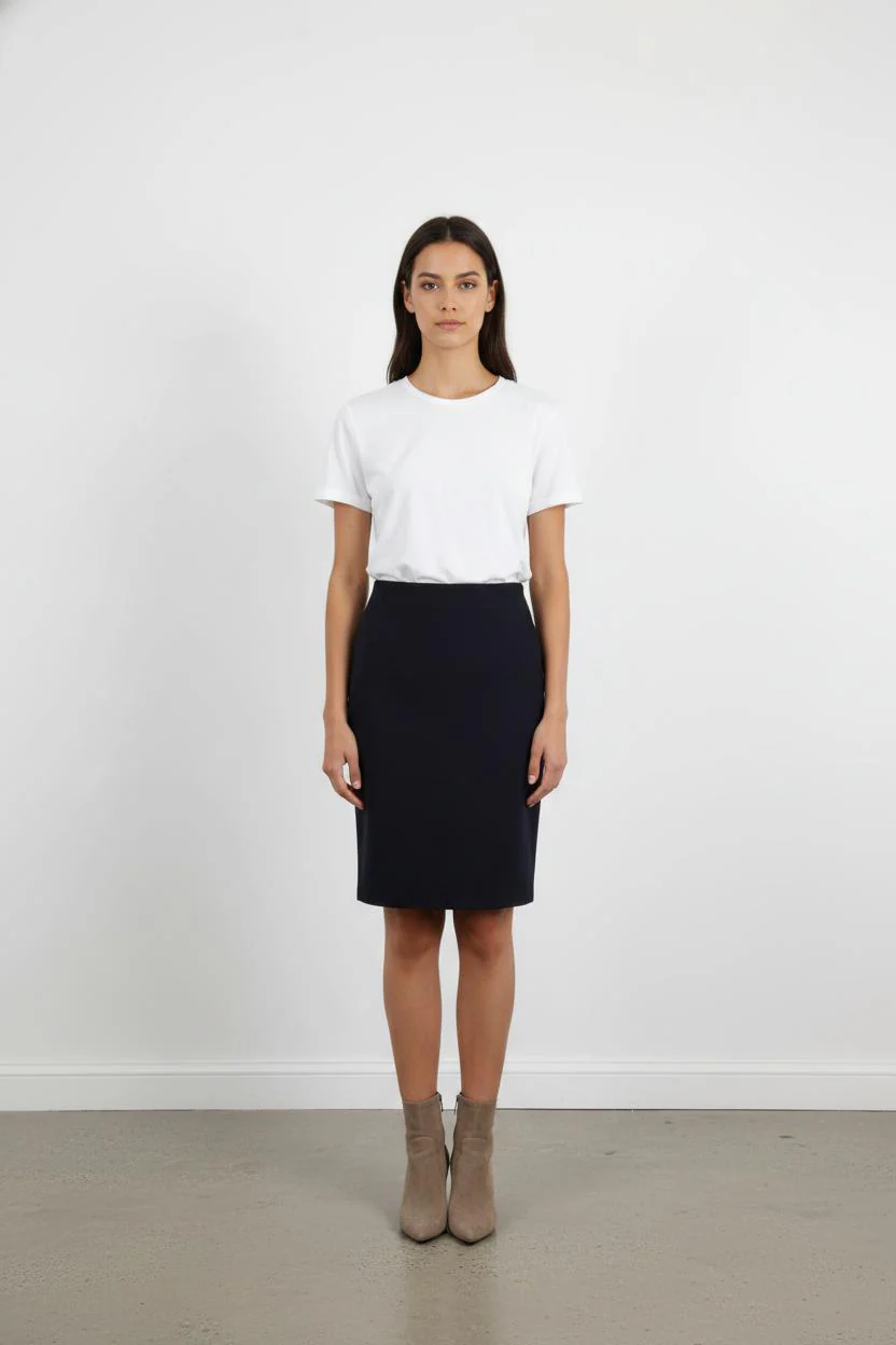 Jupe Crayon Bleue - Taille S/36