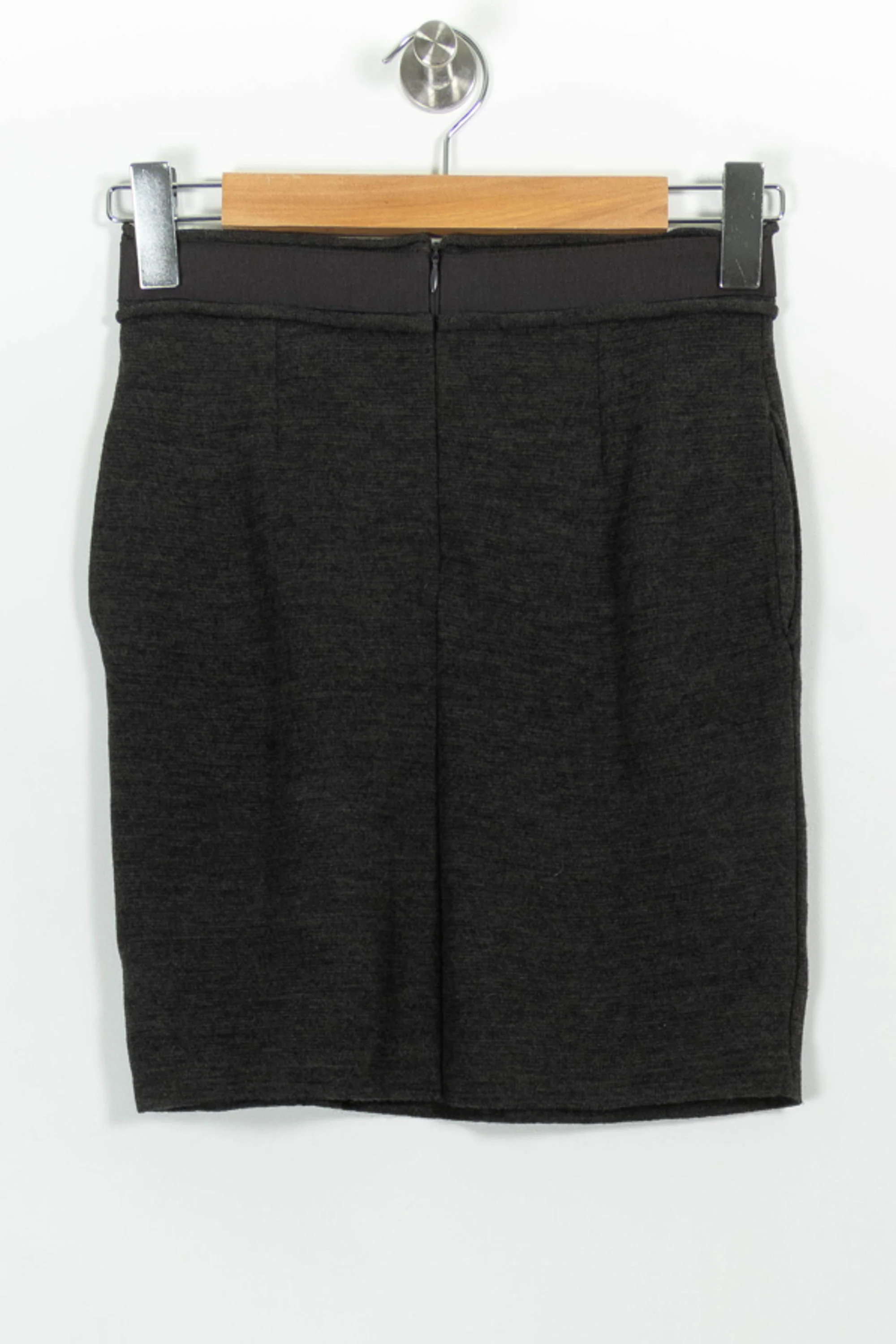 Jupe Crayon Grise - Taille S/36 - Image 4