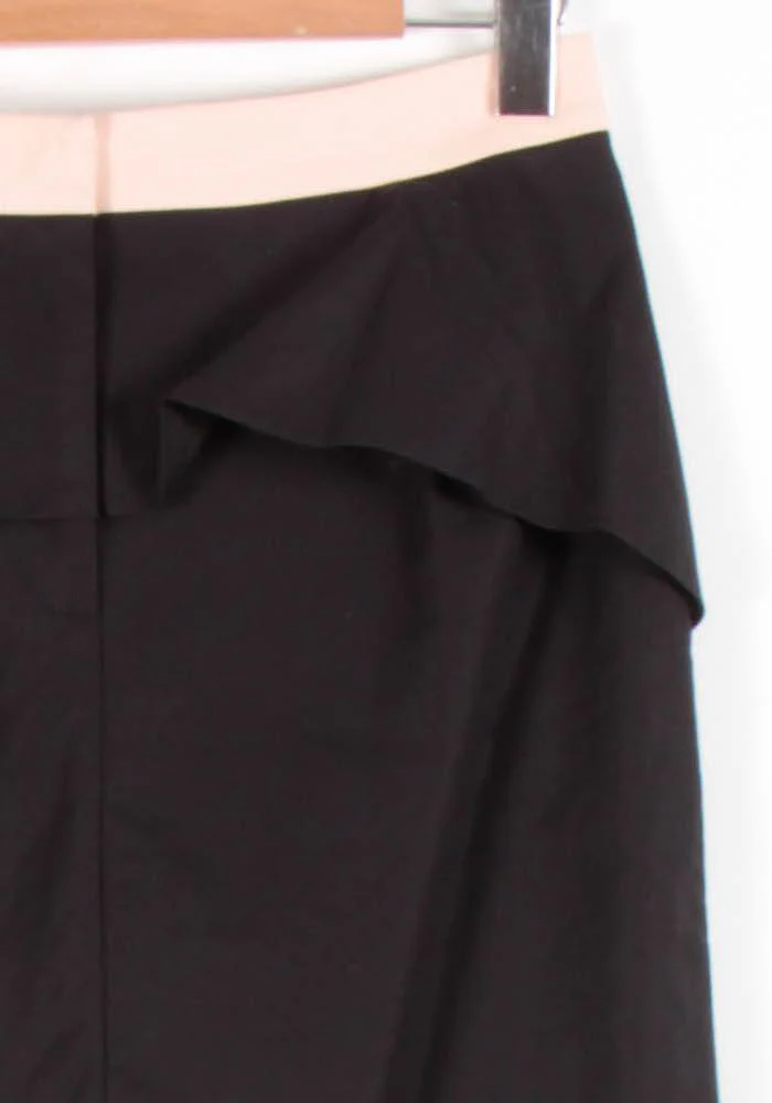 Jupe Crayon Noire et Beige - Taille L/40 - Image 3