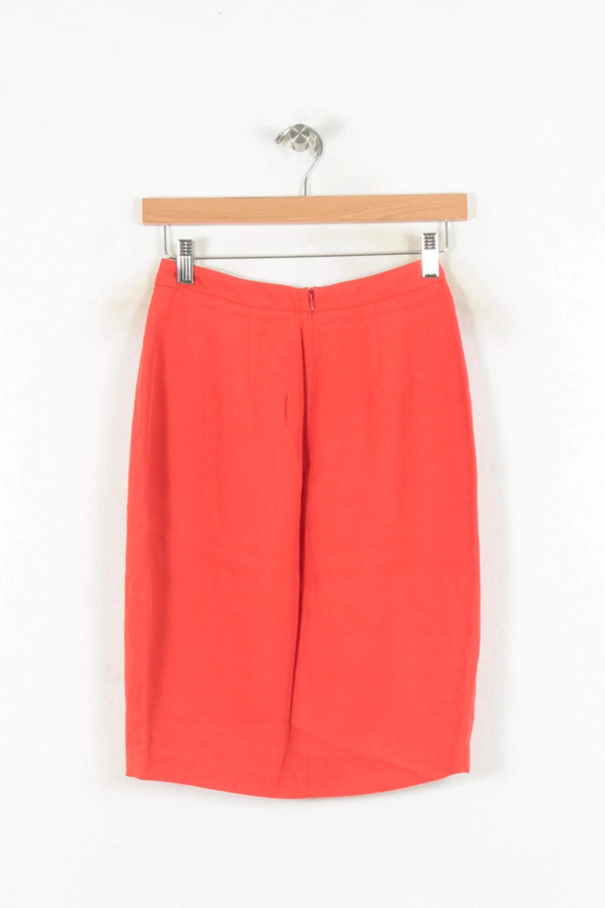 Jupe Crayon Orange - Taille XS/34 - Image 4