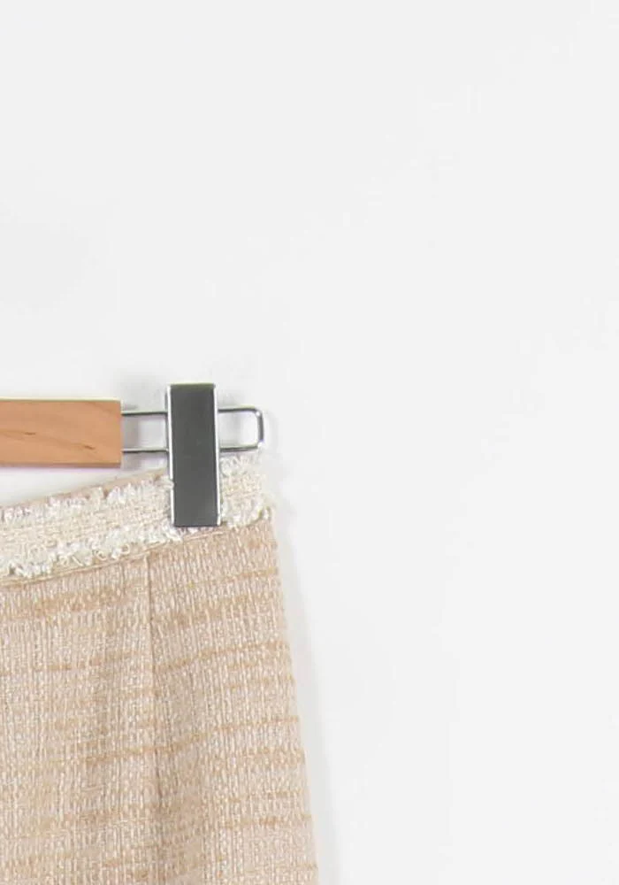 Jupe Droite Beige - Taille S/36 - Image 3