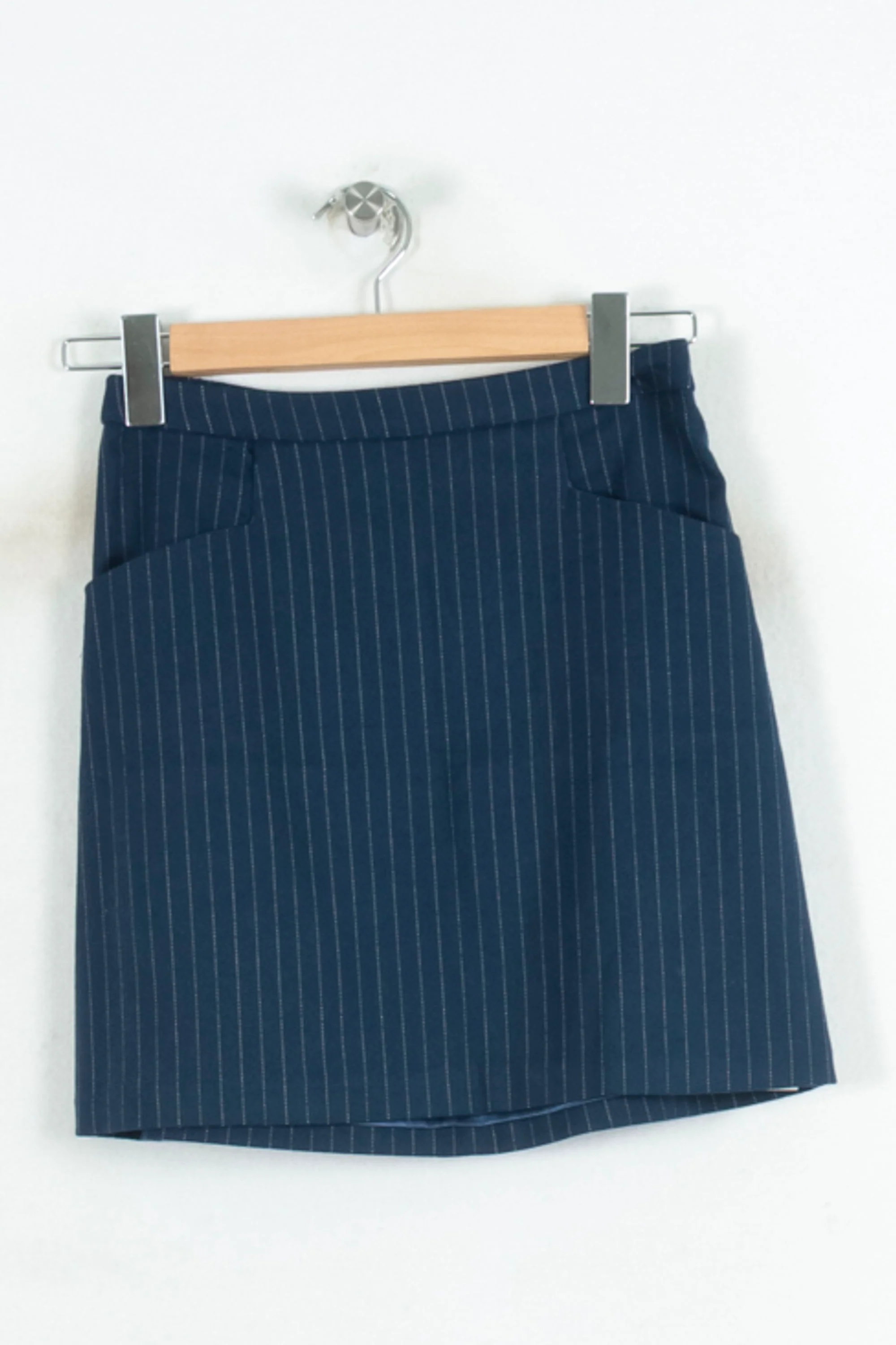 Jupe Droite Bleu - Taille XS/34 - Image 2