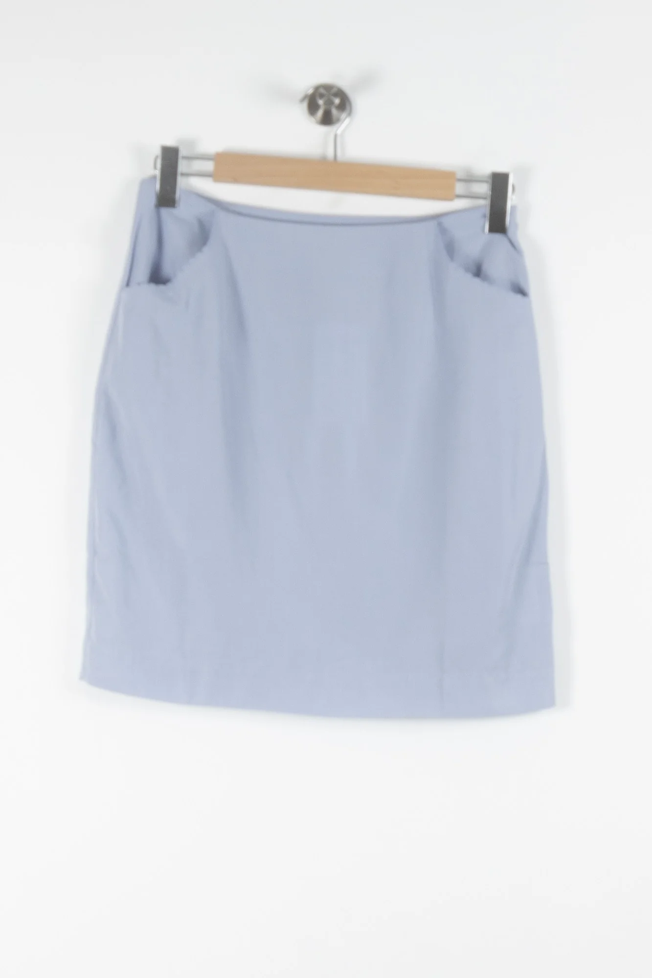 Jupe Droite Bleue - Taille L/40 - Image 2