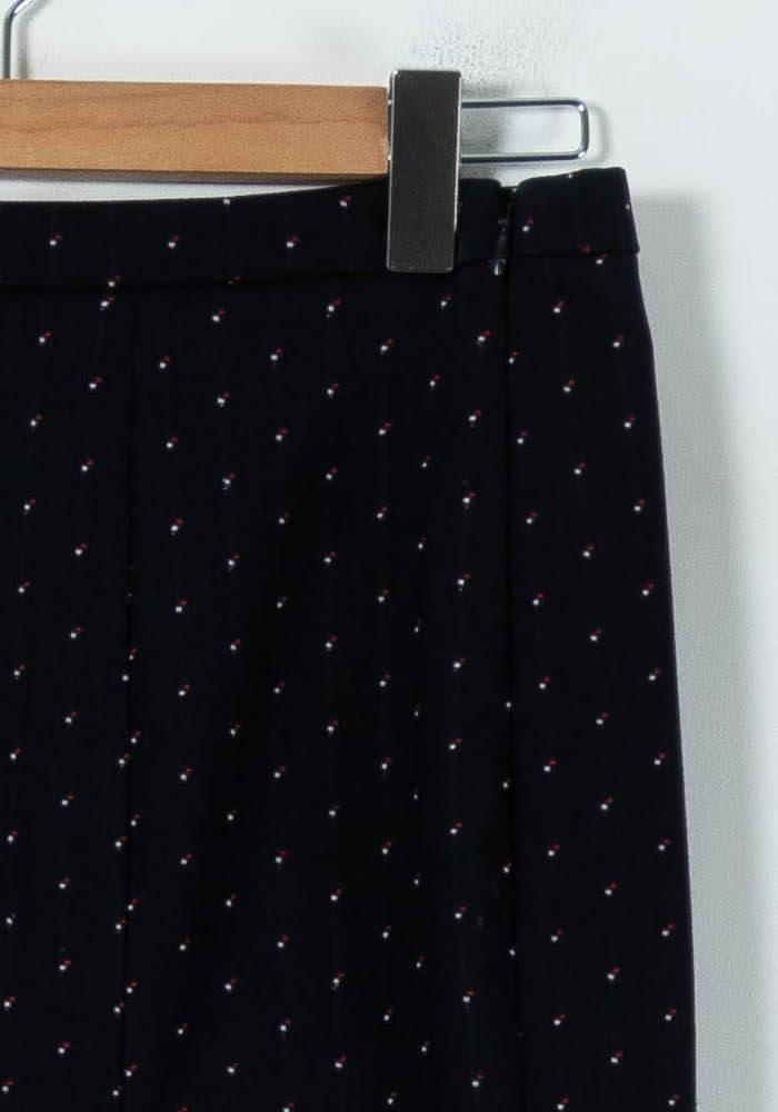 Jupe Droite Bleue - Taille L/40 - Image 3
