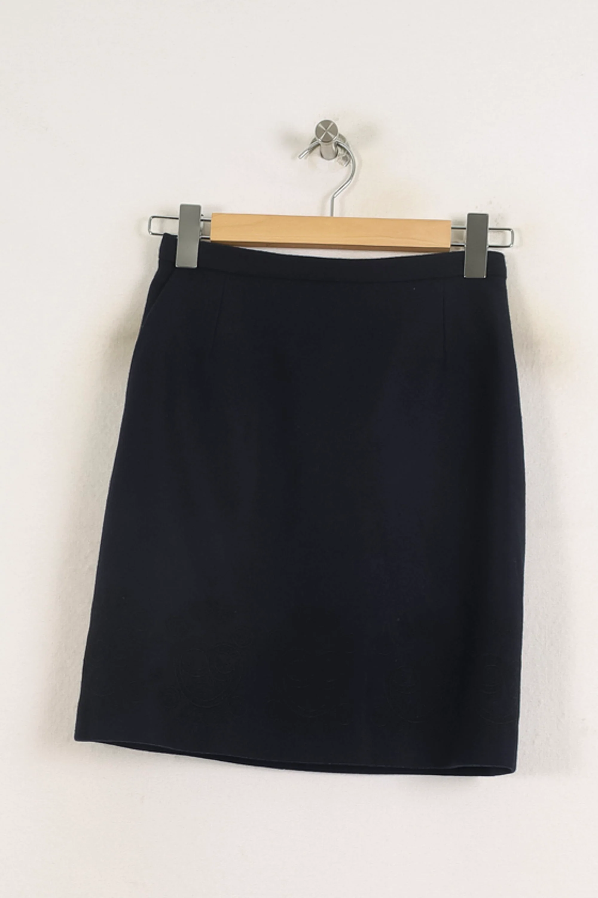 Jupe Droite Bleue - Taille S/36 - Image 2