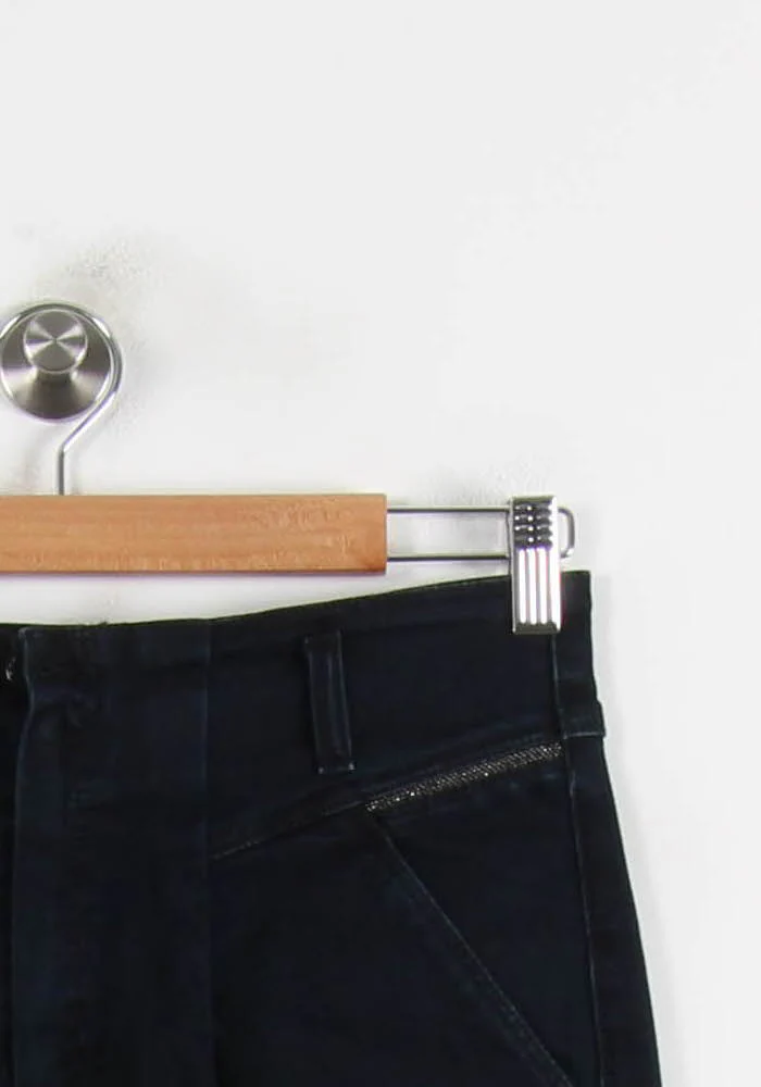 Jupe Droite Bleue - Taille S/36 - Image 3