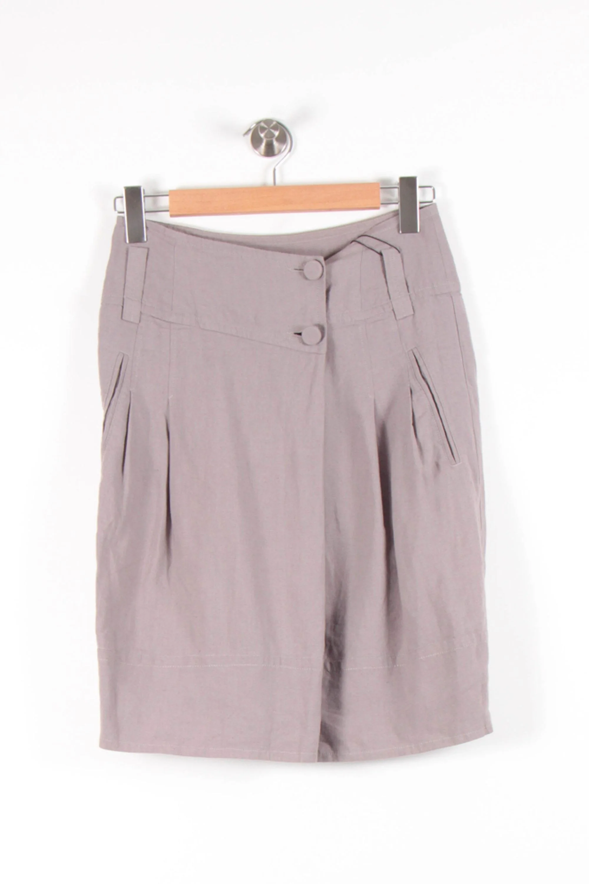 Jupe Droite Grise - Taille M/38 - Image 2