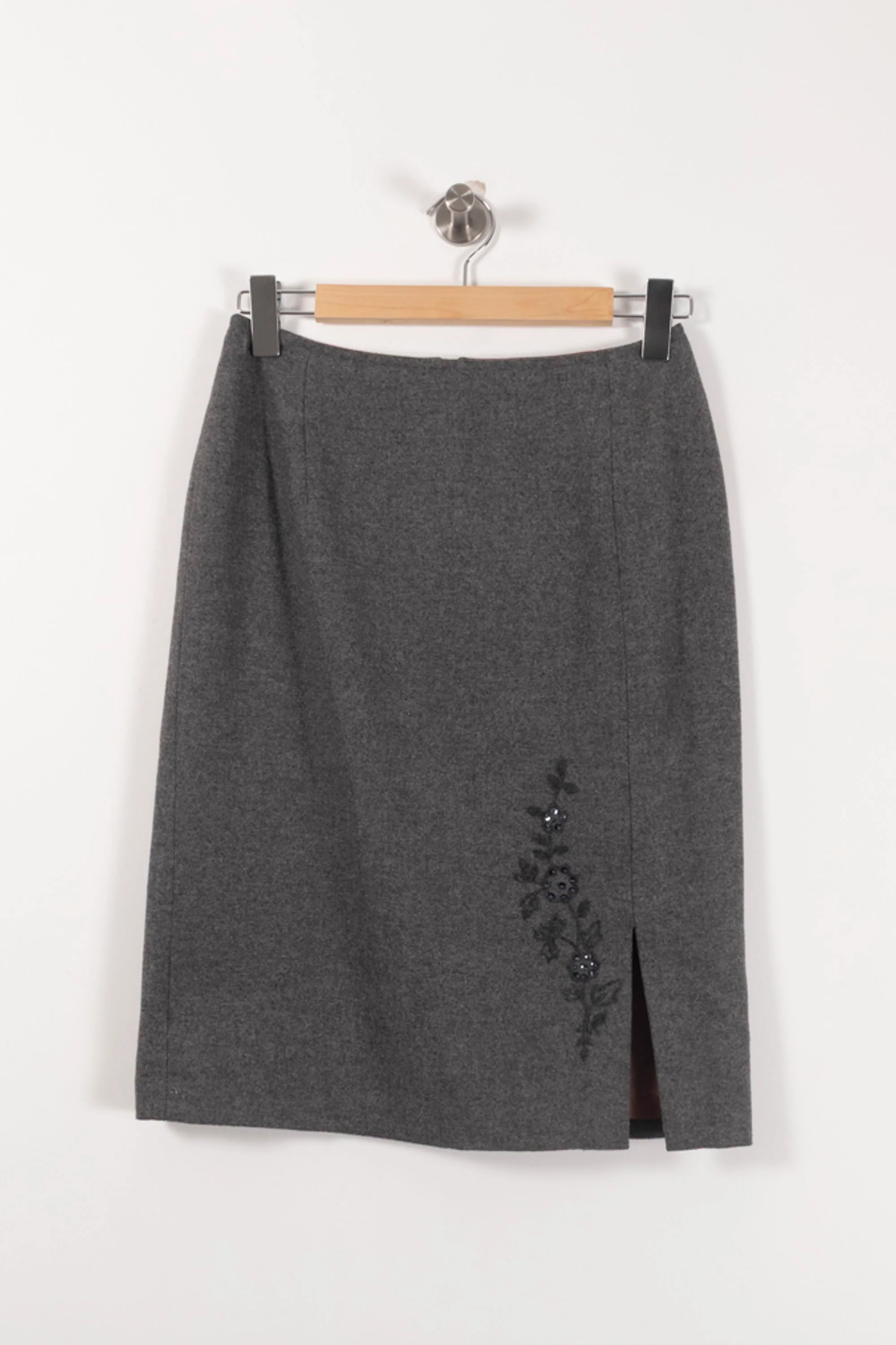 Jupe Droite Grise - Taille M/38 - Image 2