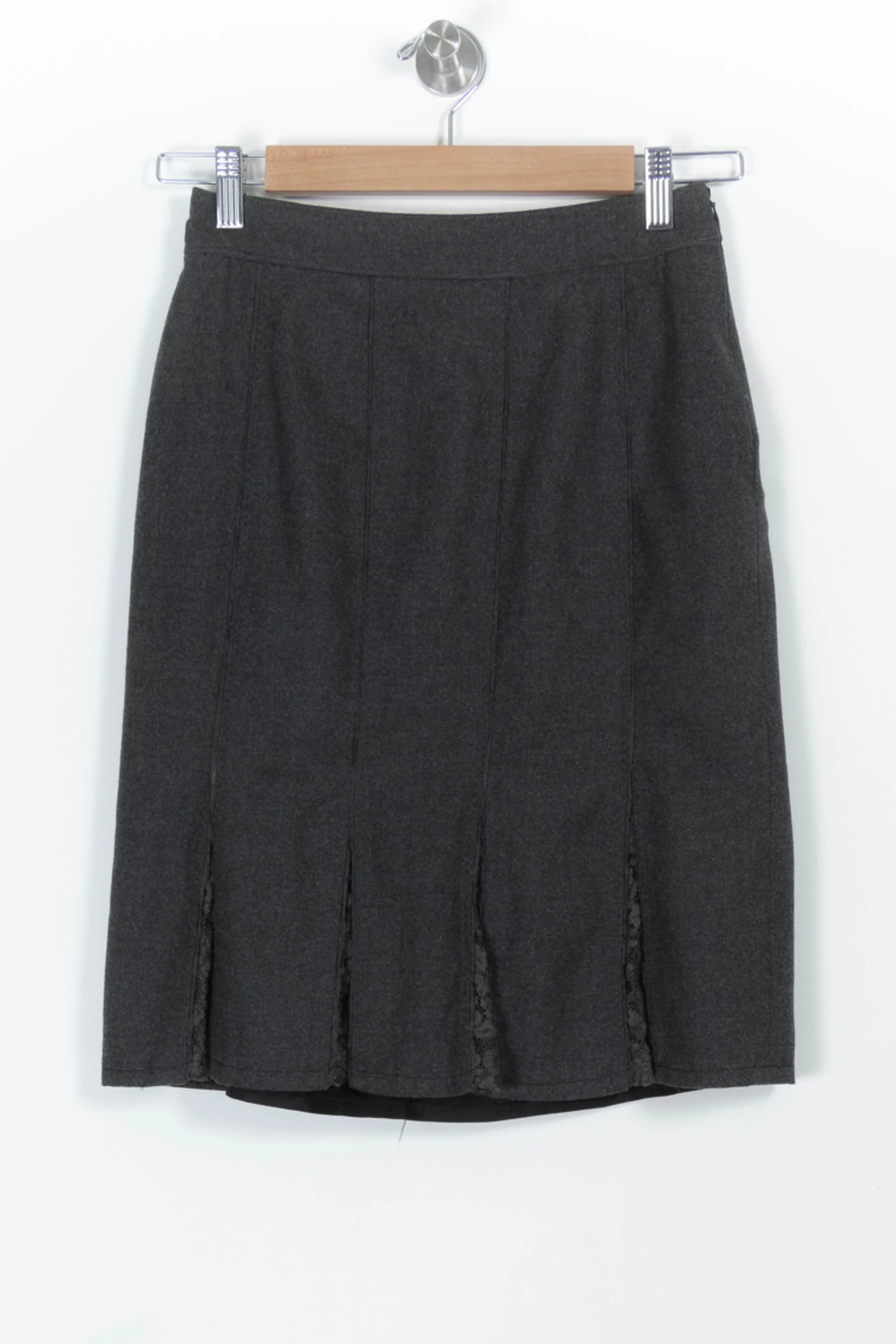 Jupe Droite Grise - Taille S/36 - Image 2