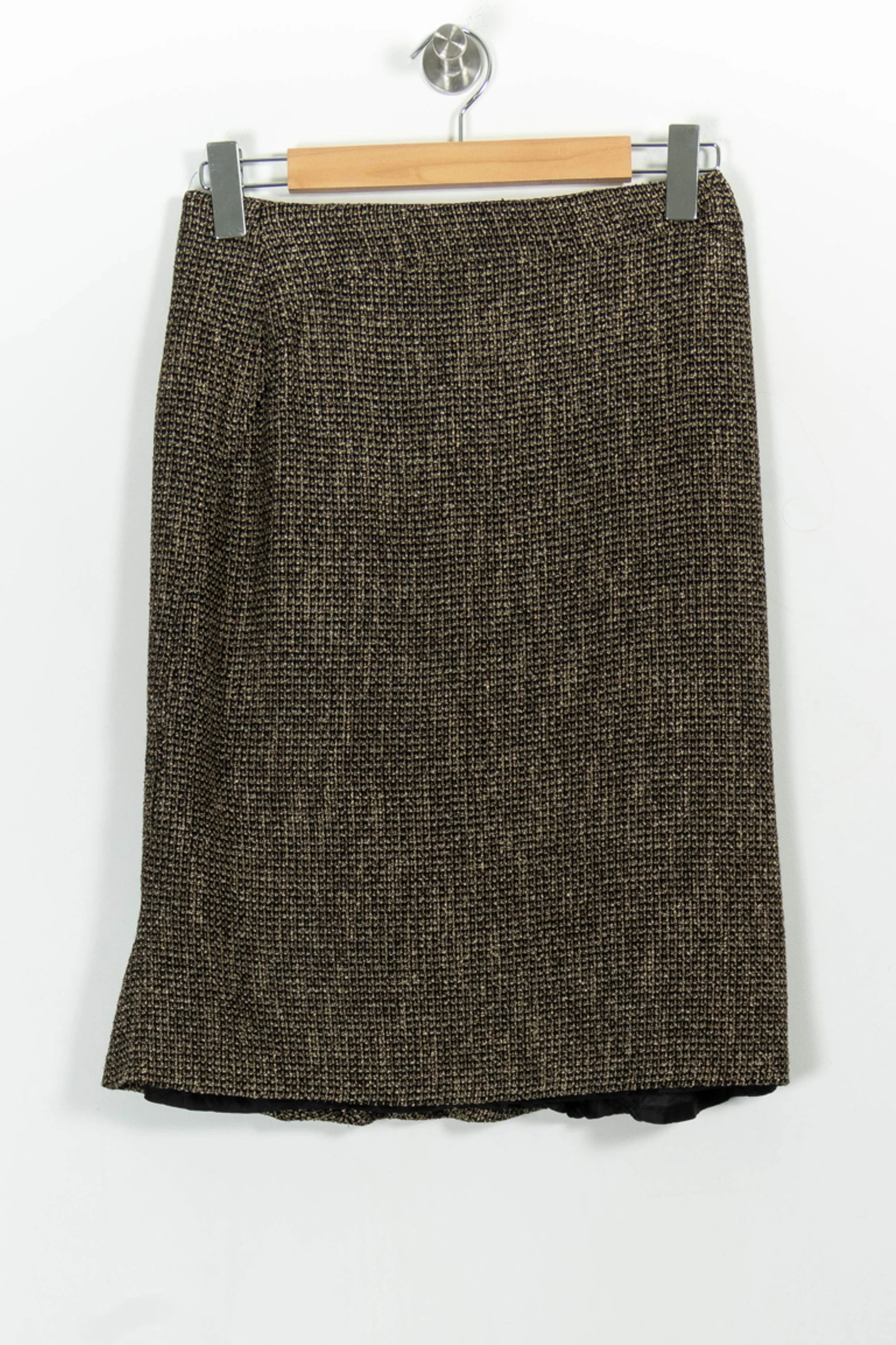 Jupe Droite Marron - Taille L/40 - Image 2