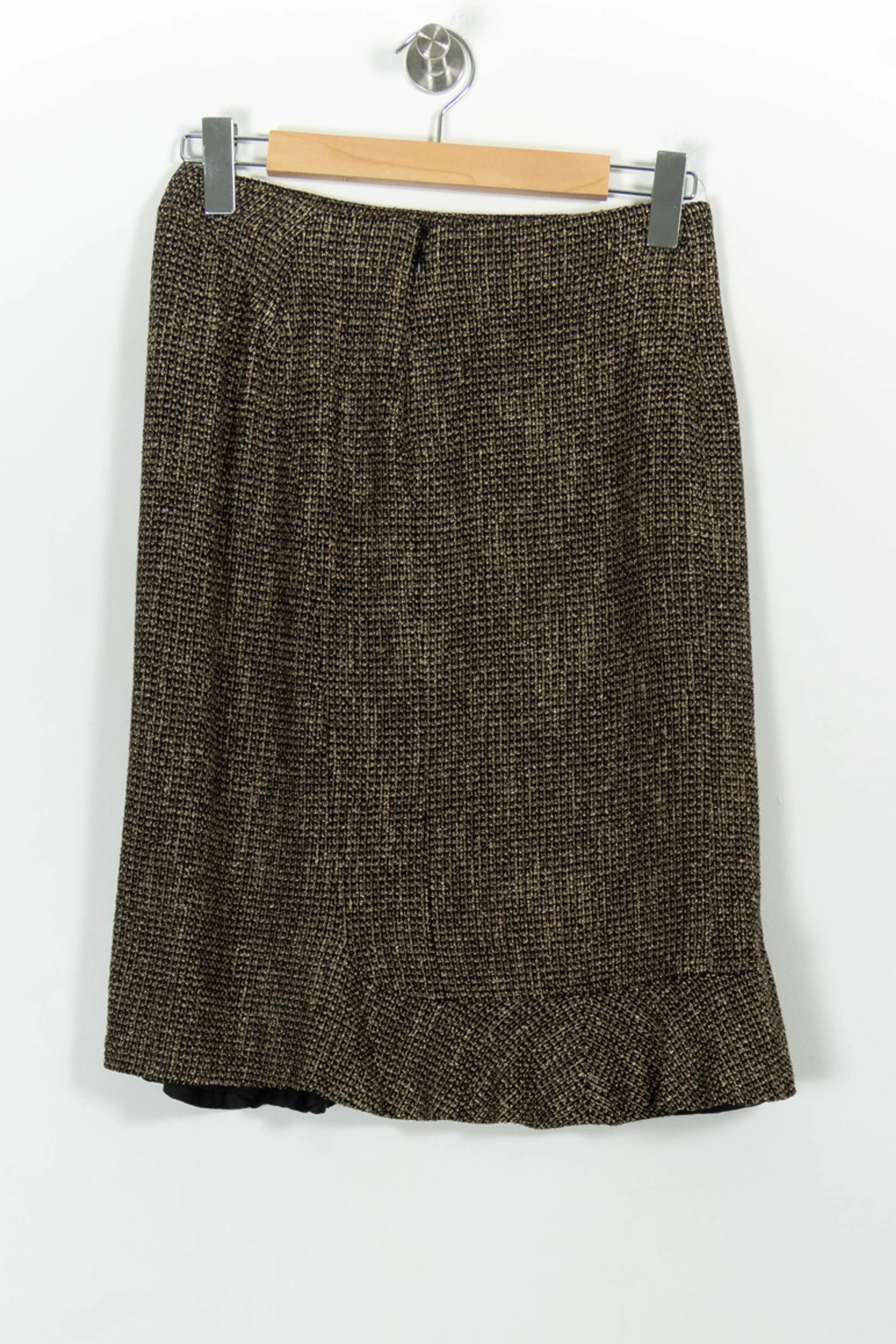 Jupe Droite Marron - Taille L/40 - Image 4