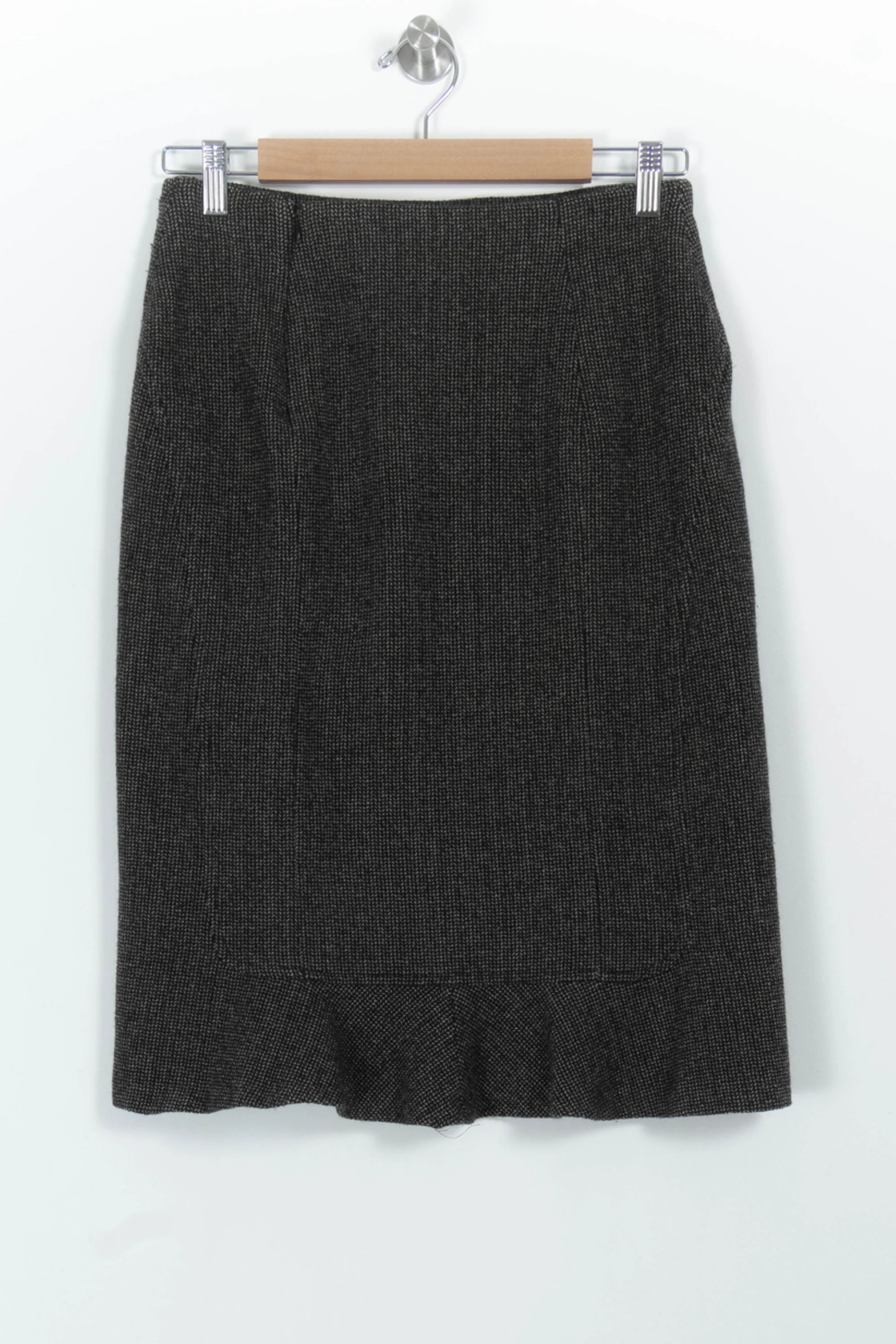 Jupe Droite Marron - Taille L/40 - Image 4