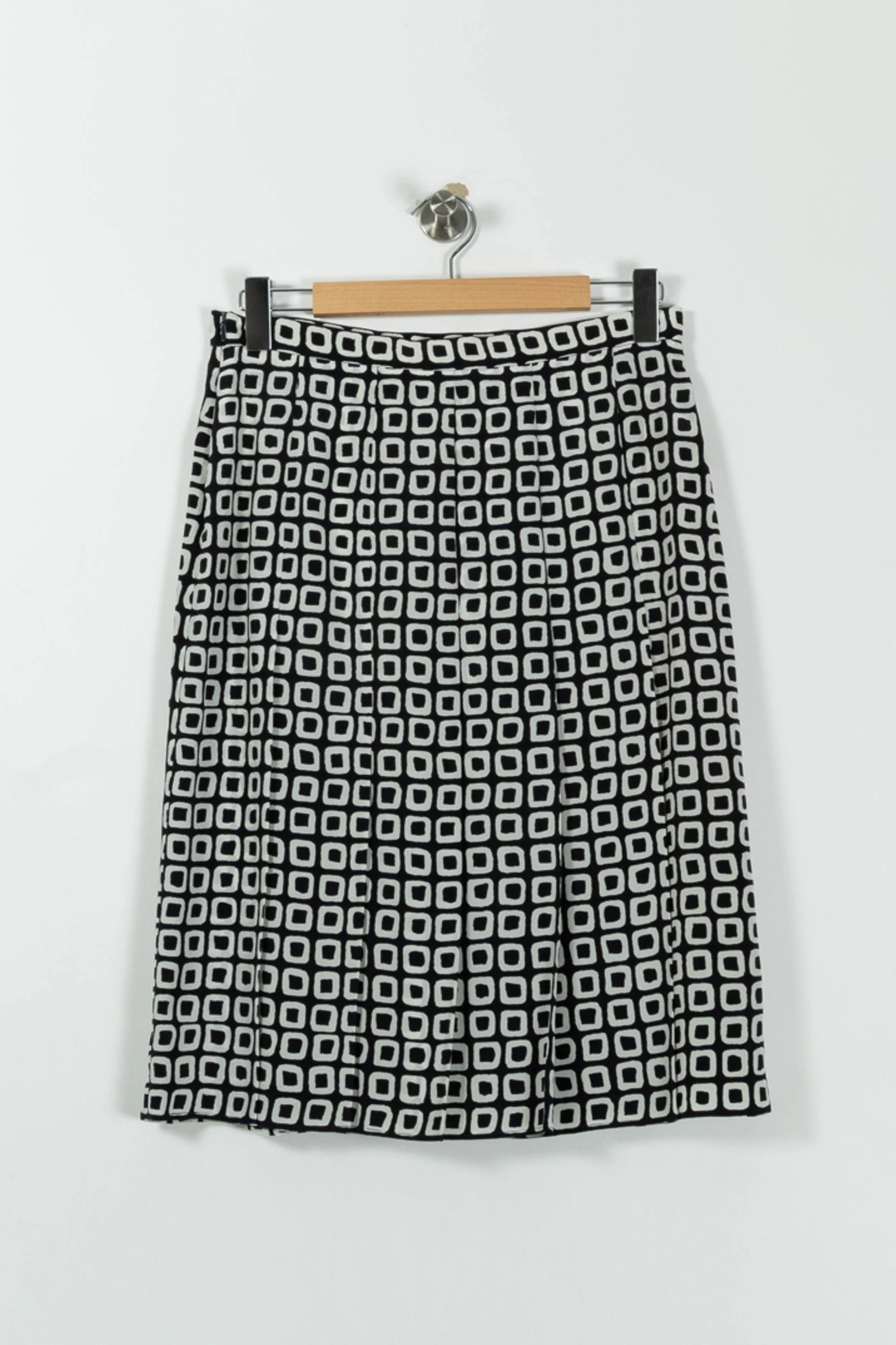 Jupe Droite Noire et Blanche - Taille XL/42 - Image 4