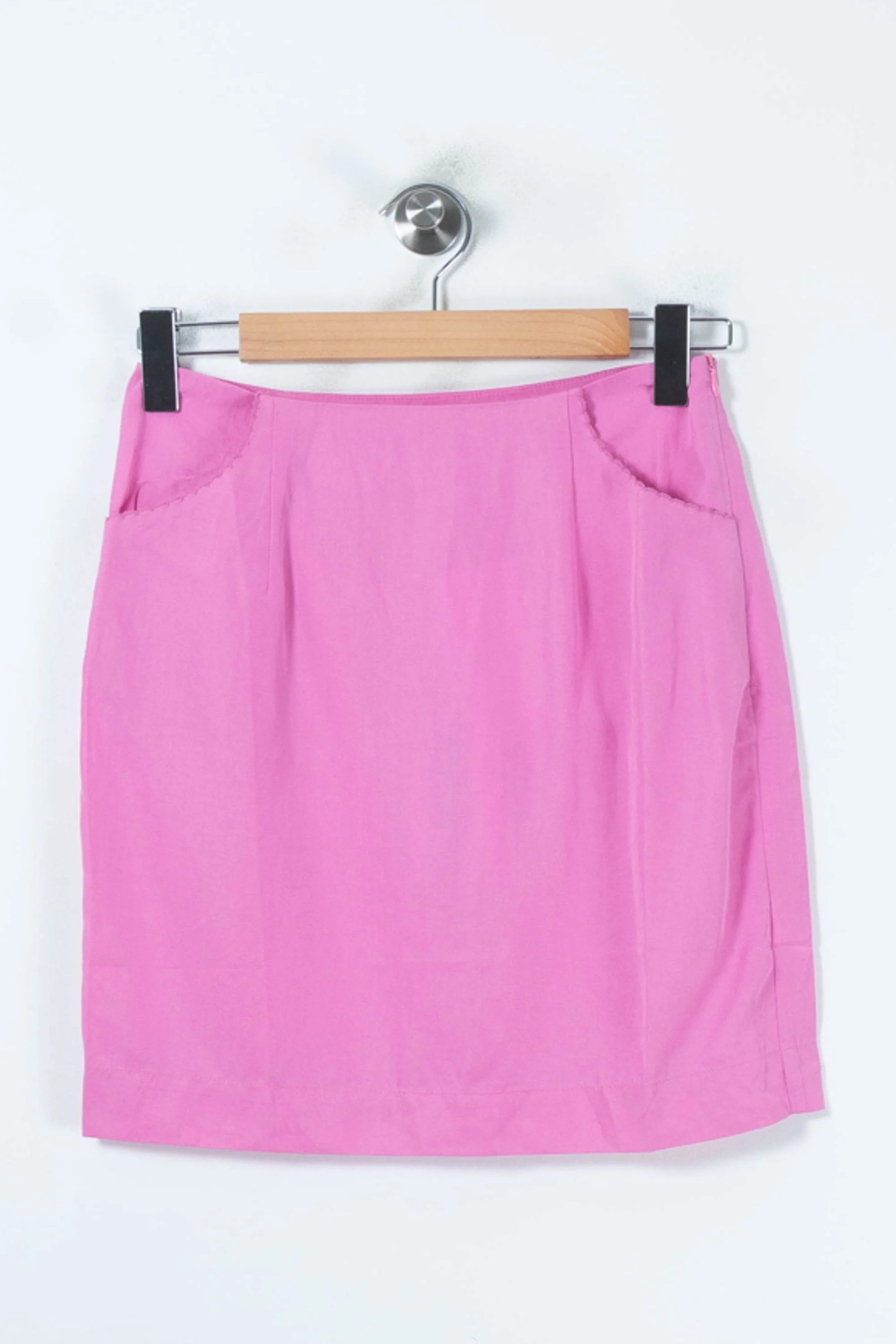 Jupe Droite Rose - Taille S/36 - Image 2
