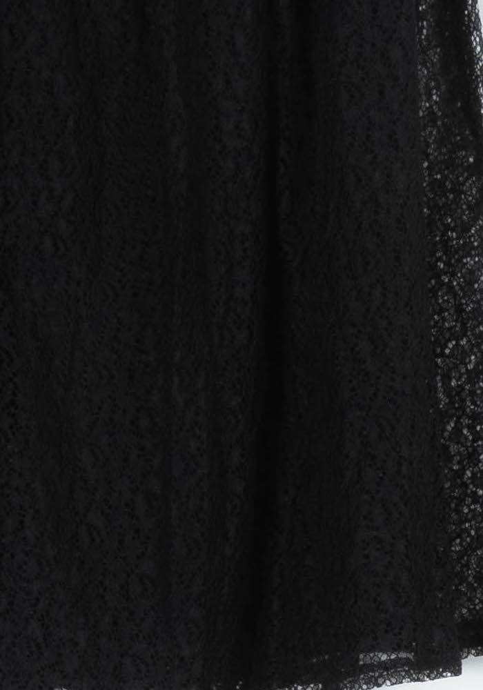 Jupe en Dentelle Noire - Taille M/38 - Image 3