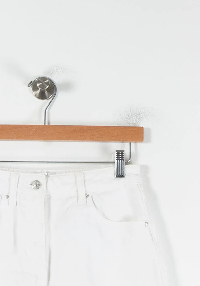Jupe en Jean Blanche - Taille XS/34 - Image 3