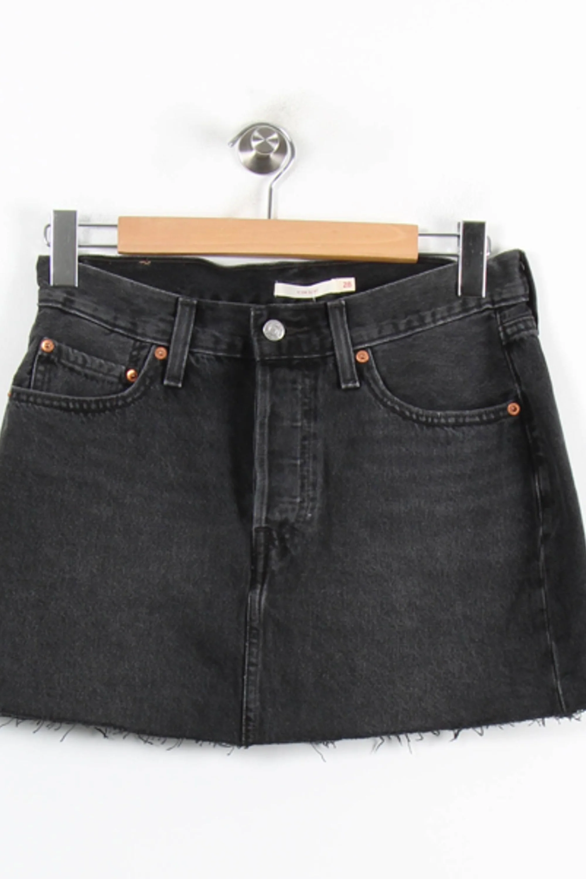 Jupe en Jean Grise - Taille M/38 - Image 2