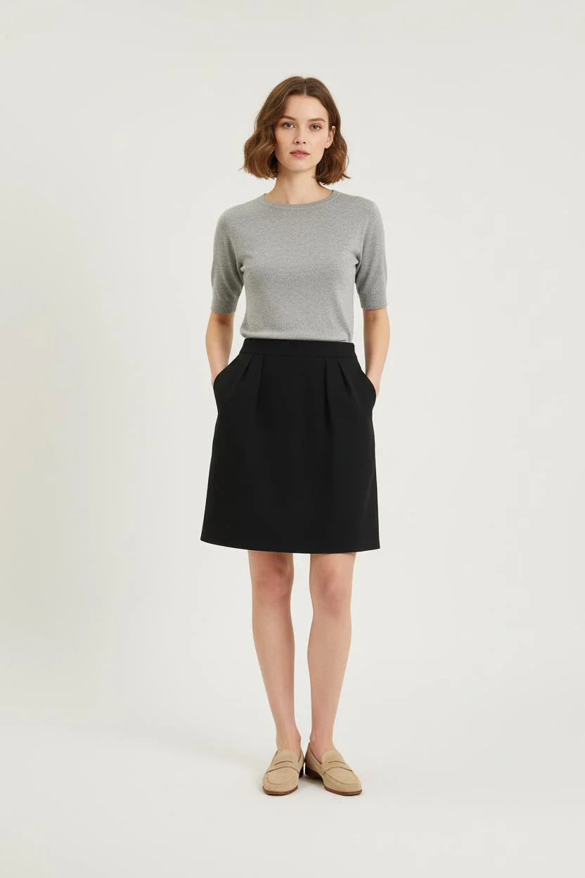 Jupe Évasée Noire - Taille M/38