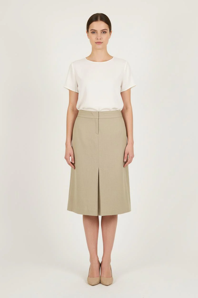 Jupe Longue Beige - Taille XXL/44