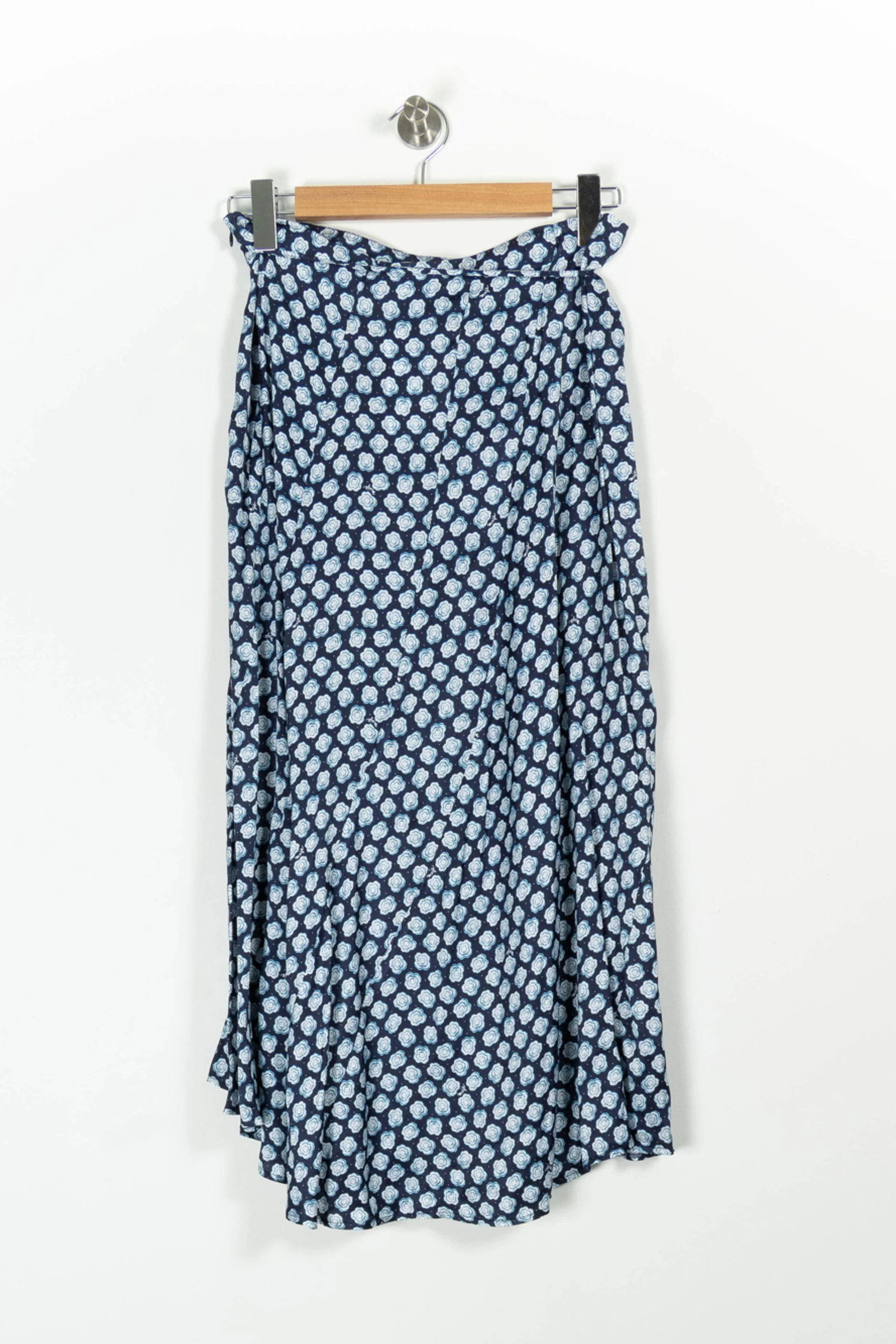 Jupe Longue Bleu et Blanche - Taille L/40 - Image 4
