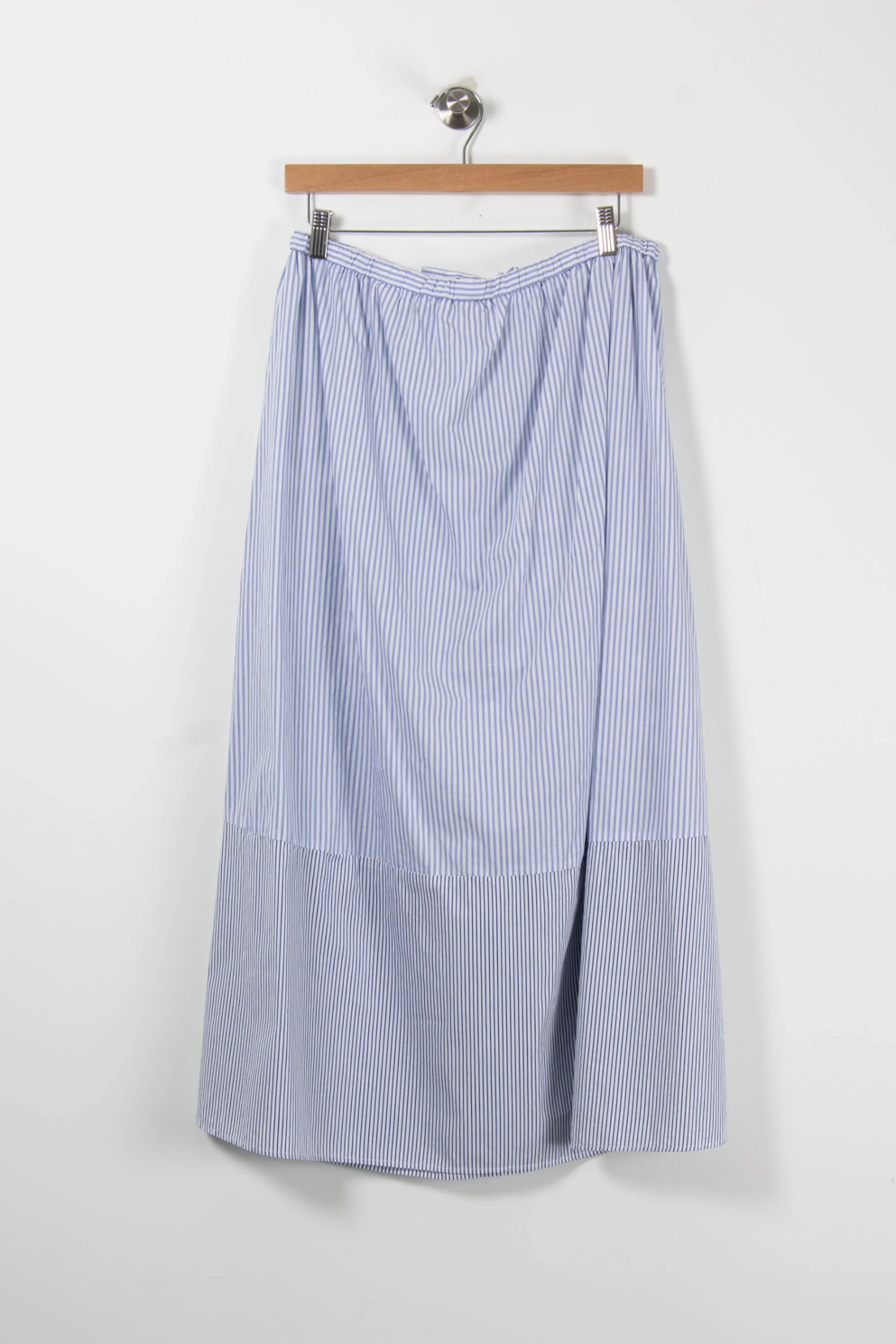 Jupe Longue Bleue et Blanche - Taille L/40 - Image 4
