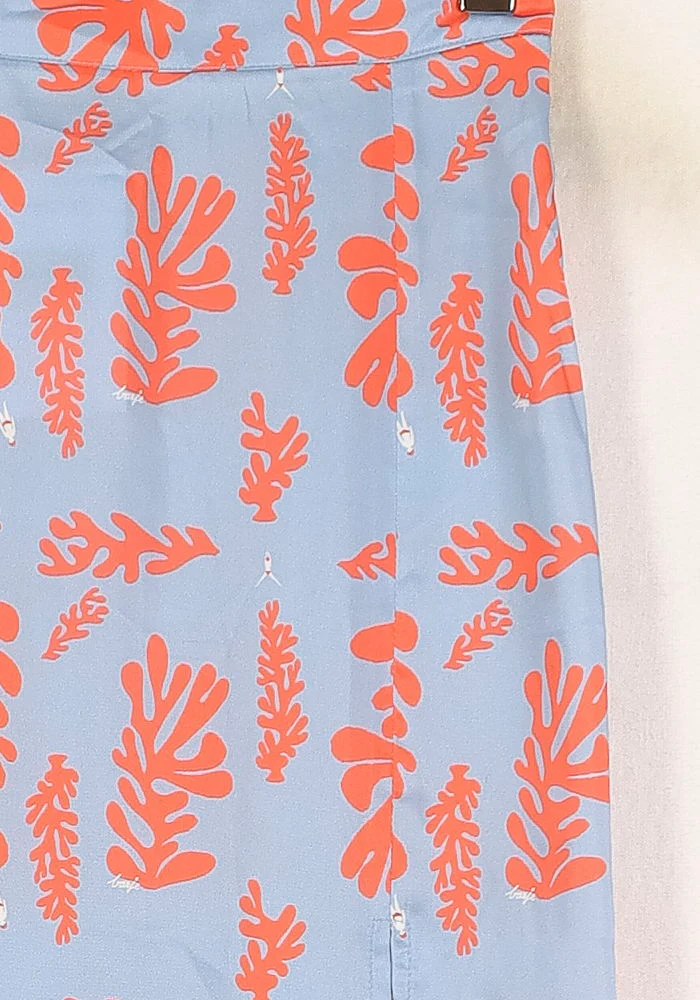 Jupe Longue Bleue et Orange - Taille S/36 - Image 3