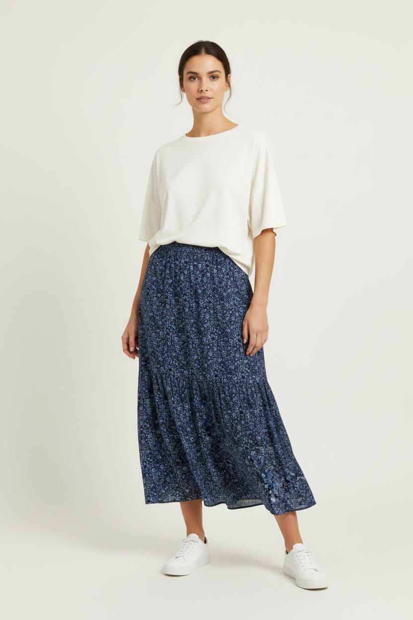 Jupe Longue Bleue - Taille L/40