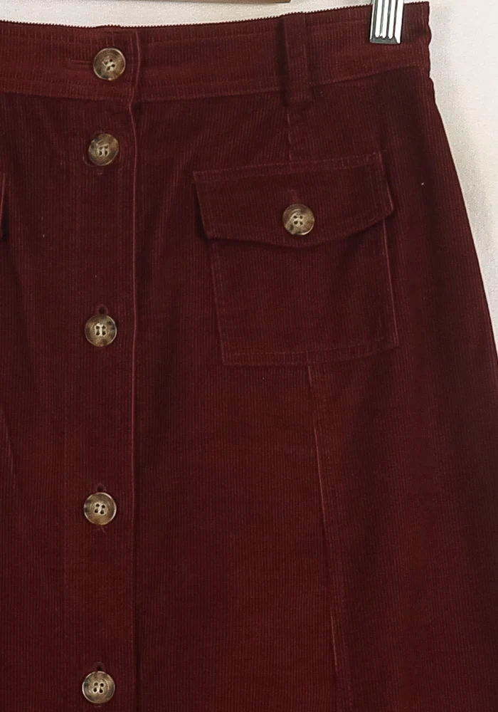 Jupe Longue Bordeaux - Taille S/36 - Image 3