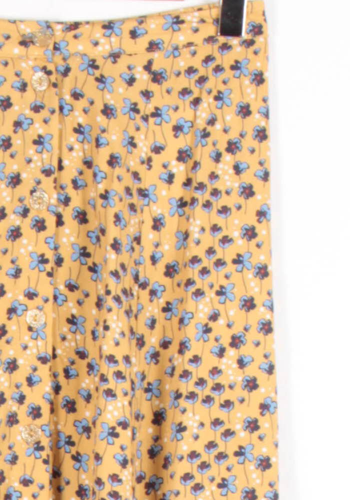 Jupe Longue Jaune et Bleue - Taille M/38 - Image 3