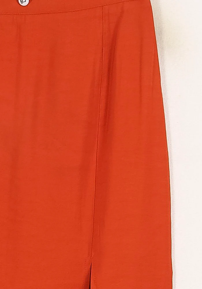 Jupe Longue Orange - Taille M/38 - Image 3