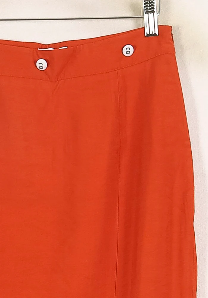 Jupe Longue Orange - Taille S/36 - Image 3