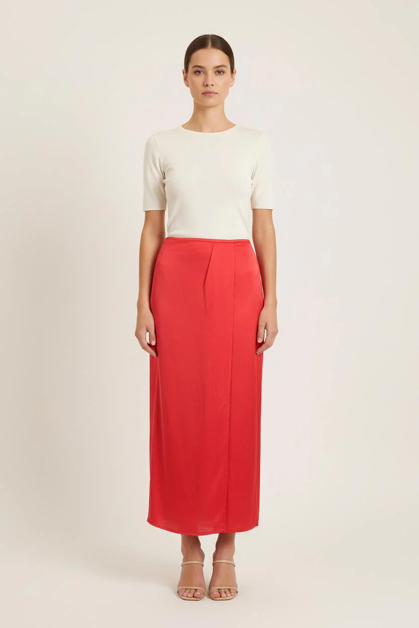 Jupe Longue Rose - Taille S/36