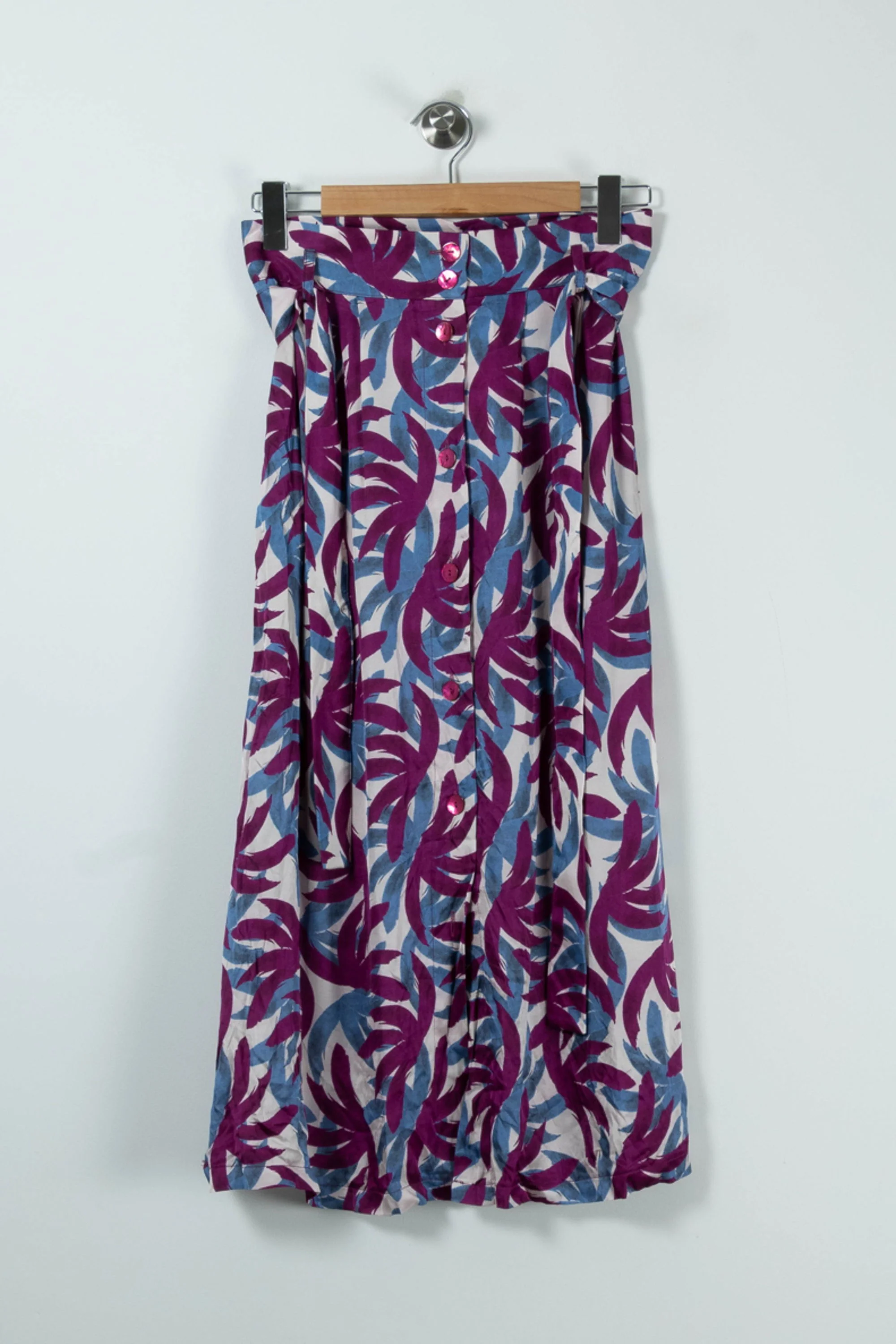 Jupe Longue Violette et Bleue - Taille M/38 - Image 2