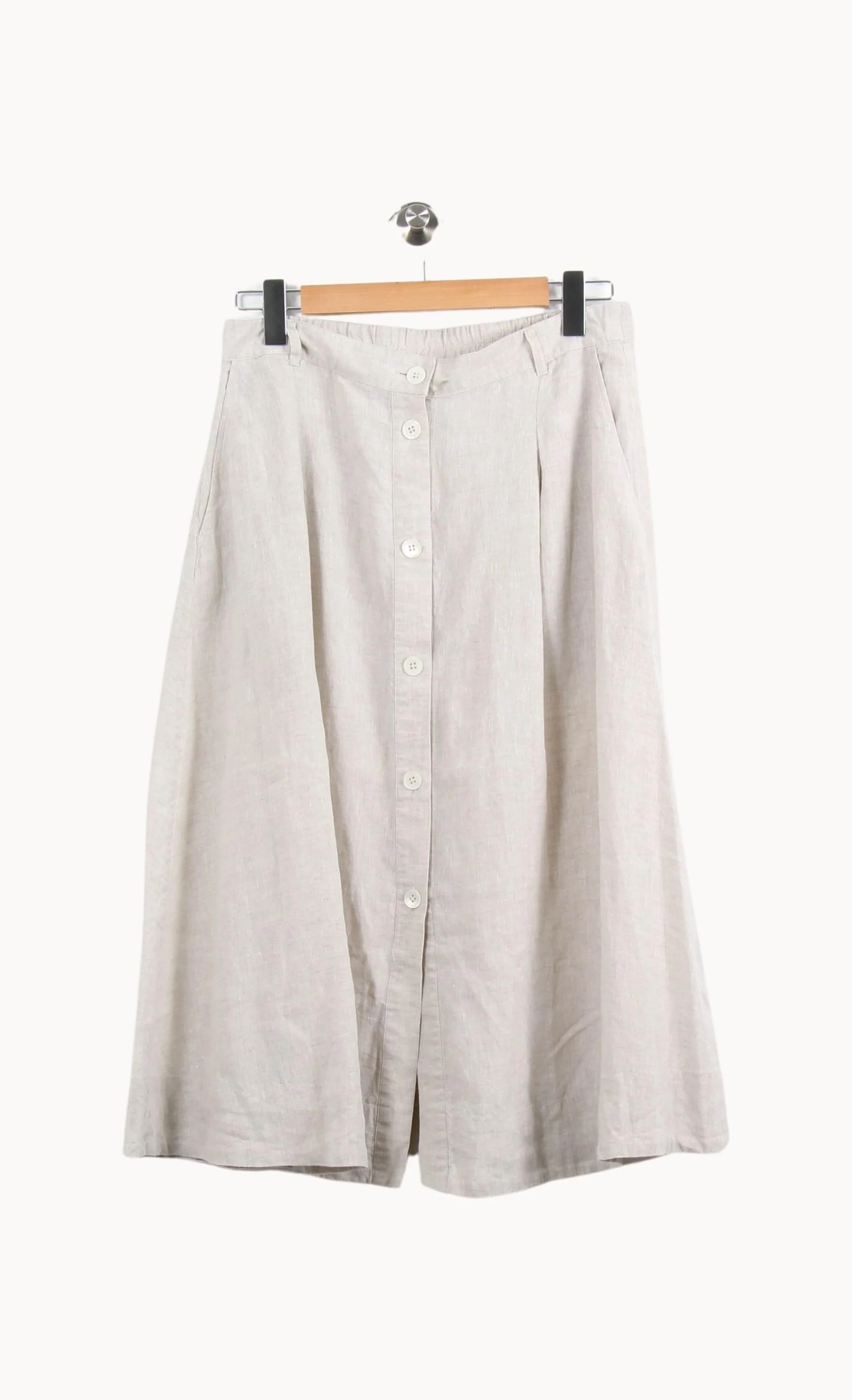 Jupe Midi Beige - Taille XL/42 - Image 2
