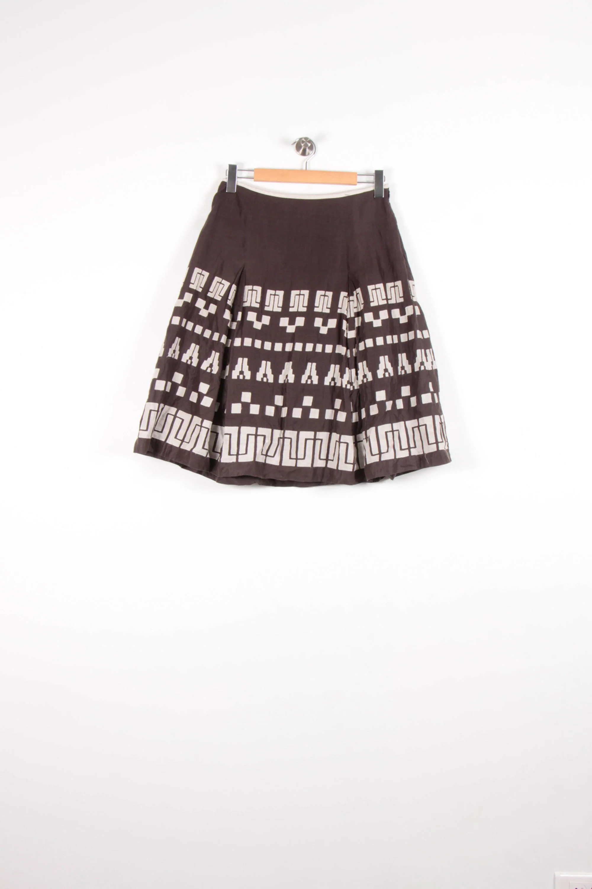 Jupe Midi Grise et Blanche - Taille M/38 - Image 2