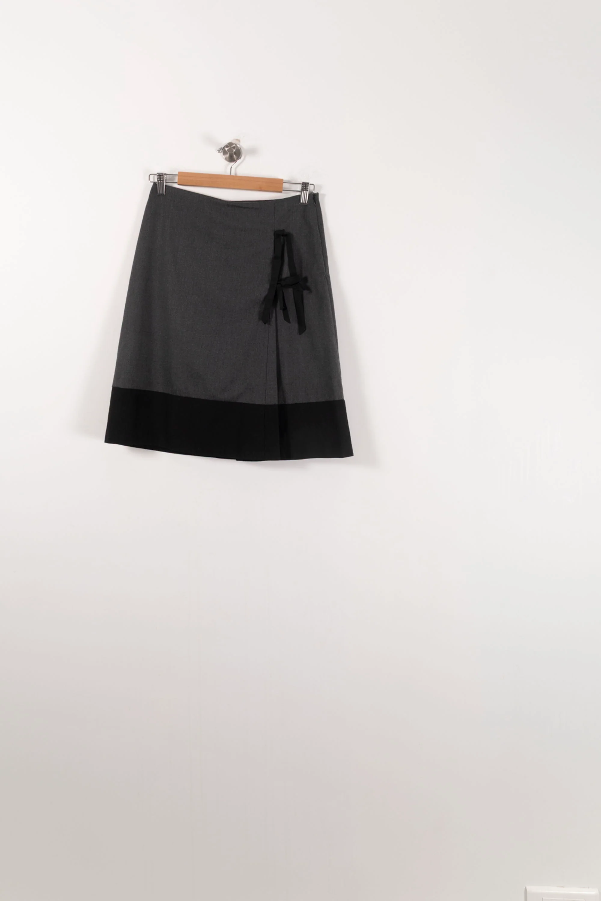 Jupe Midi Grise et Noire - Taille S/36 - Image 2