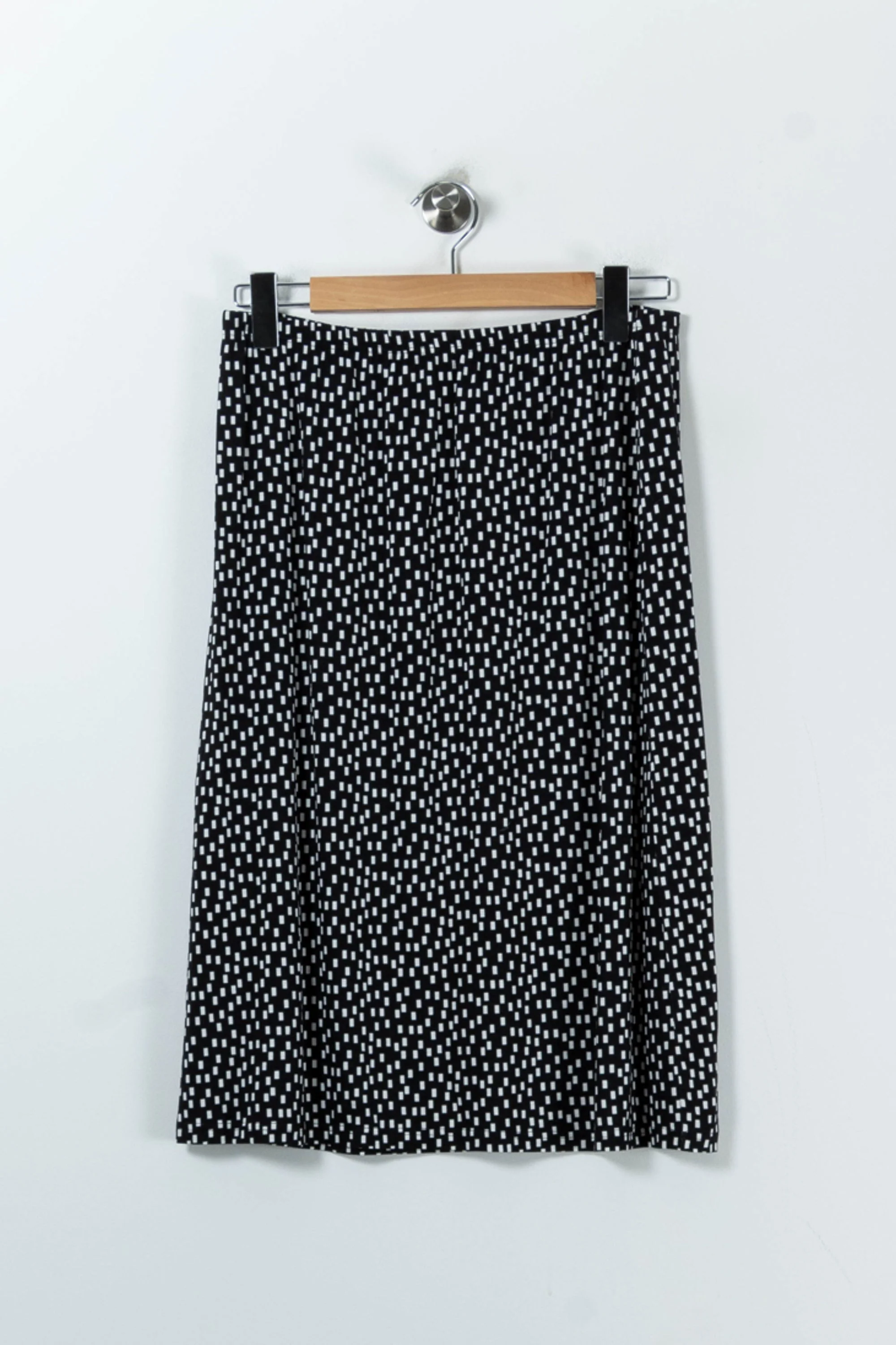 Jupe Midi Noire et Blanche - Taille L/40 - Image 2