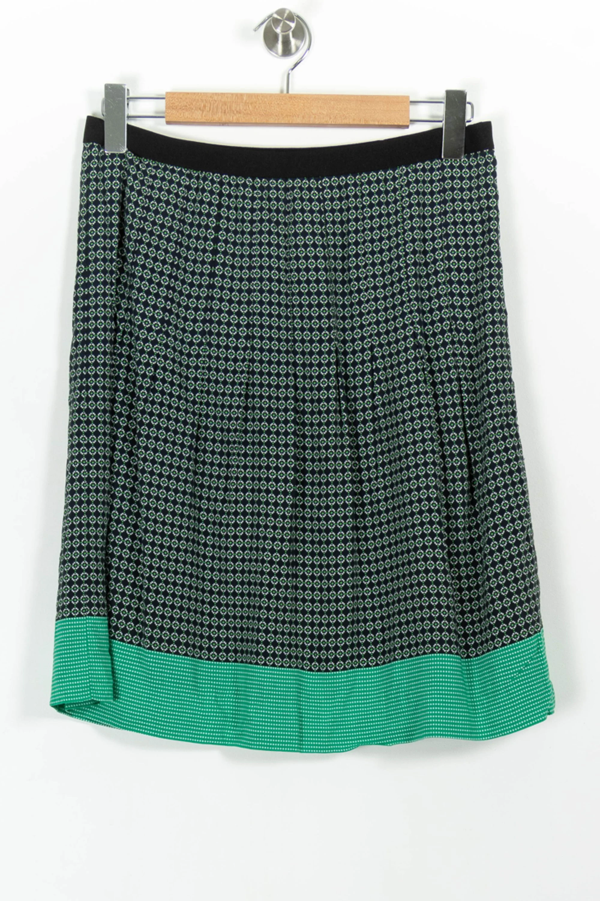 Jupe Midi Noire et Verte - Taille XL/42 - Image 2