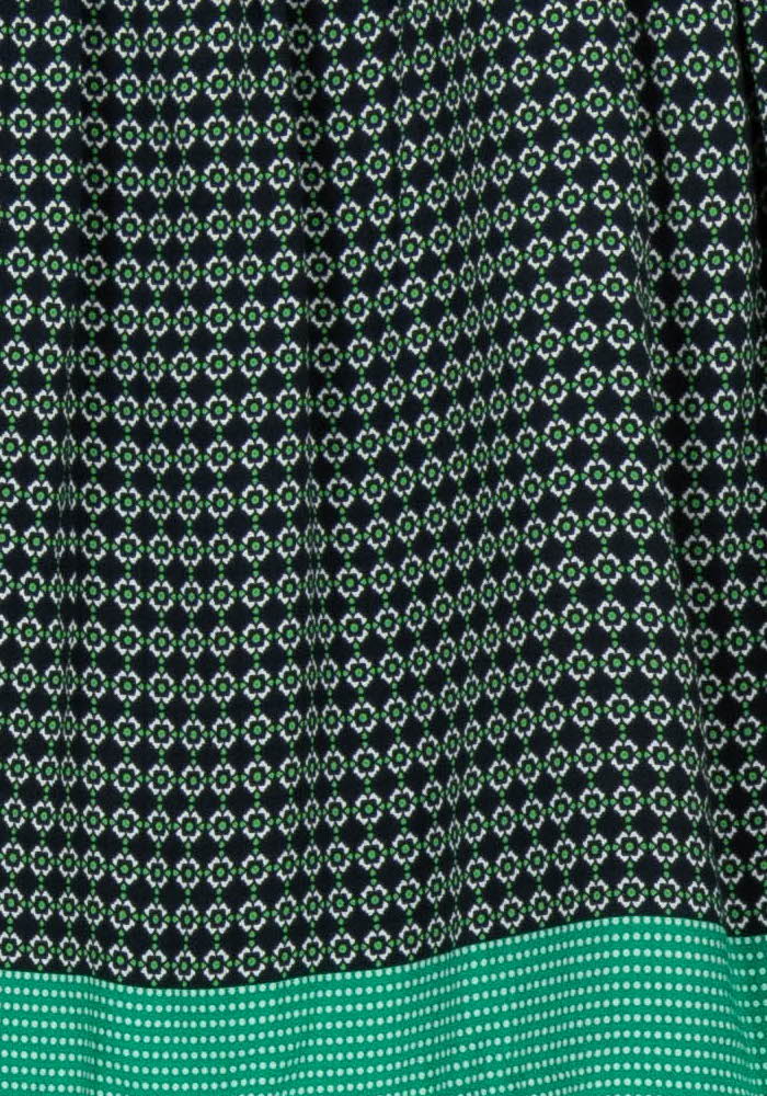 Jupe Midi Noire et Verte - Taille XL/42 - Image 3