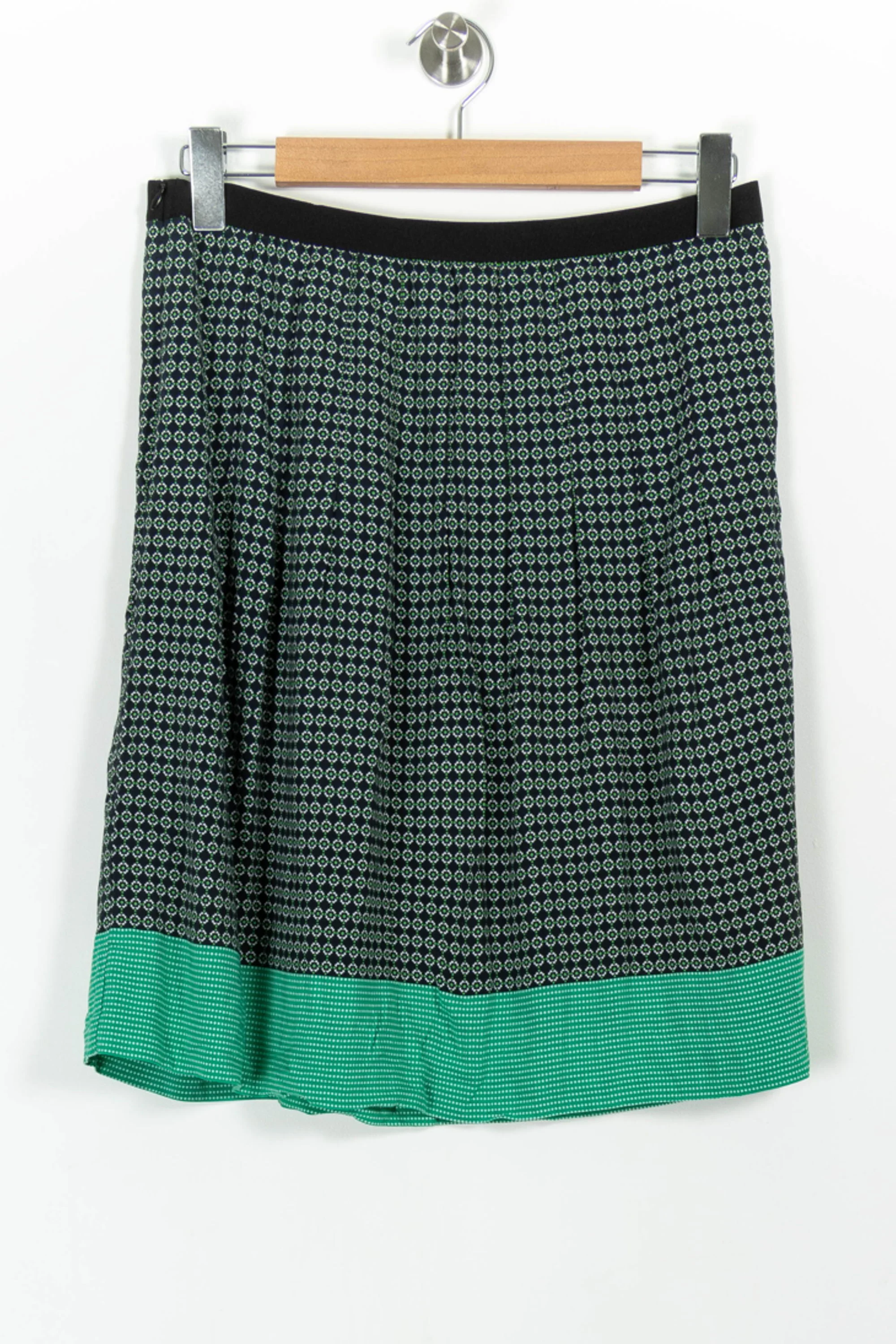Jupe Midi Noire et Verte - Taille XL/42 - Image 4