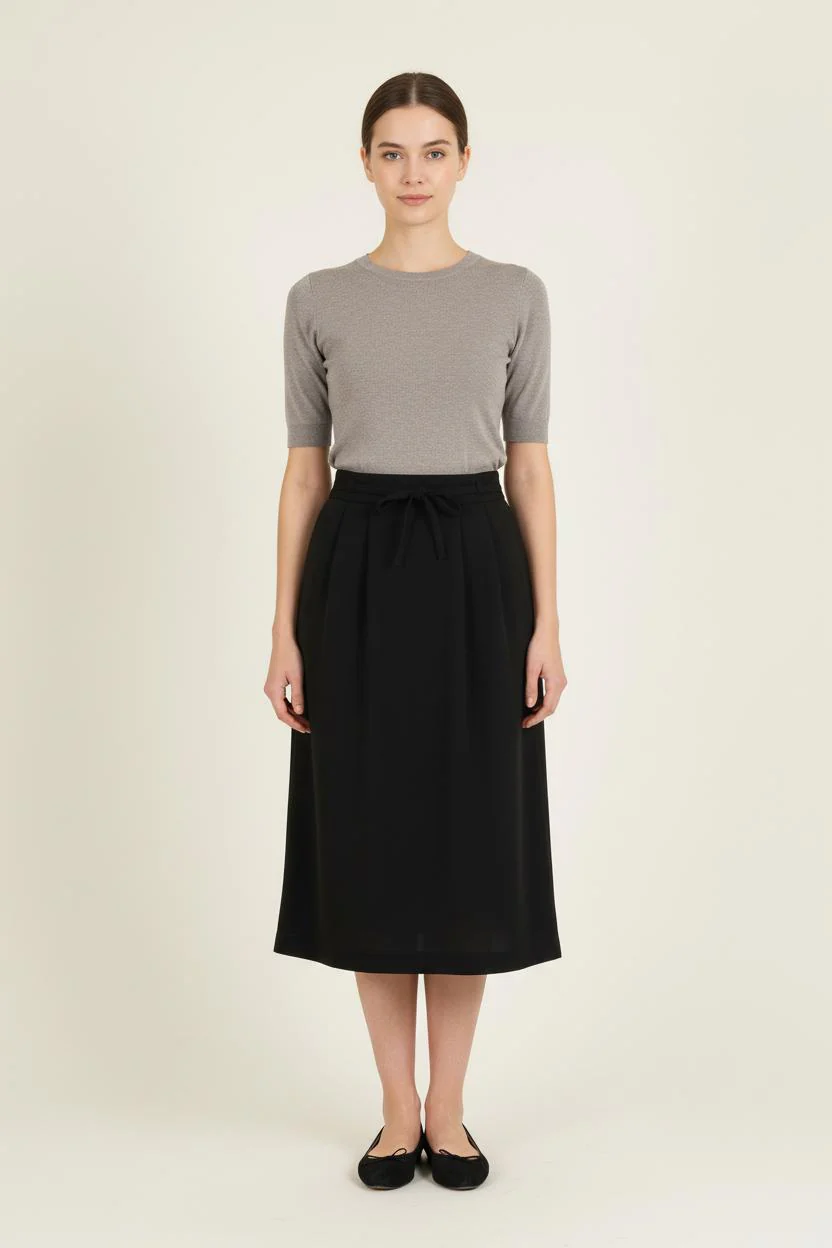 Jupe Midi Noire - Taille M/38