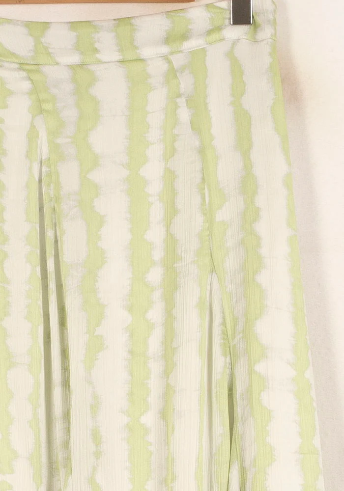 Jupe Midi Verte et Blanche - Taille XL/42 - Image 3