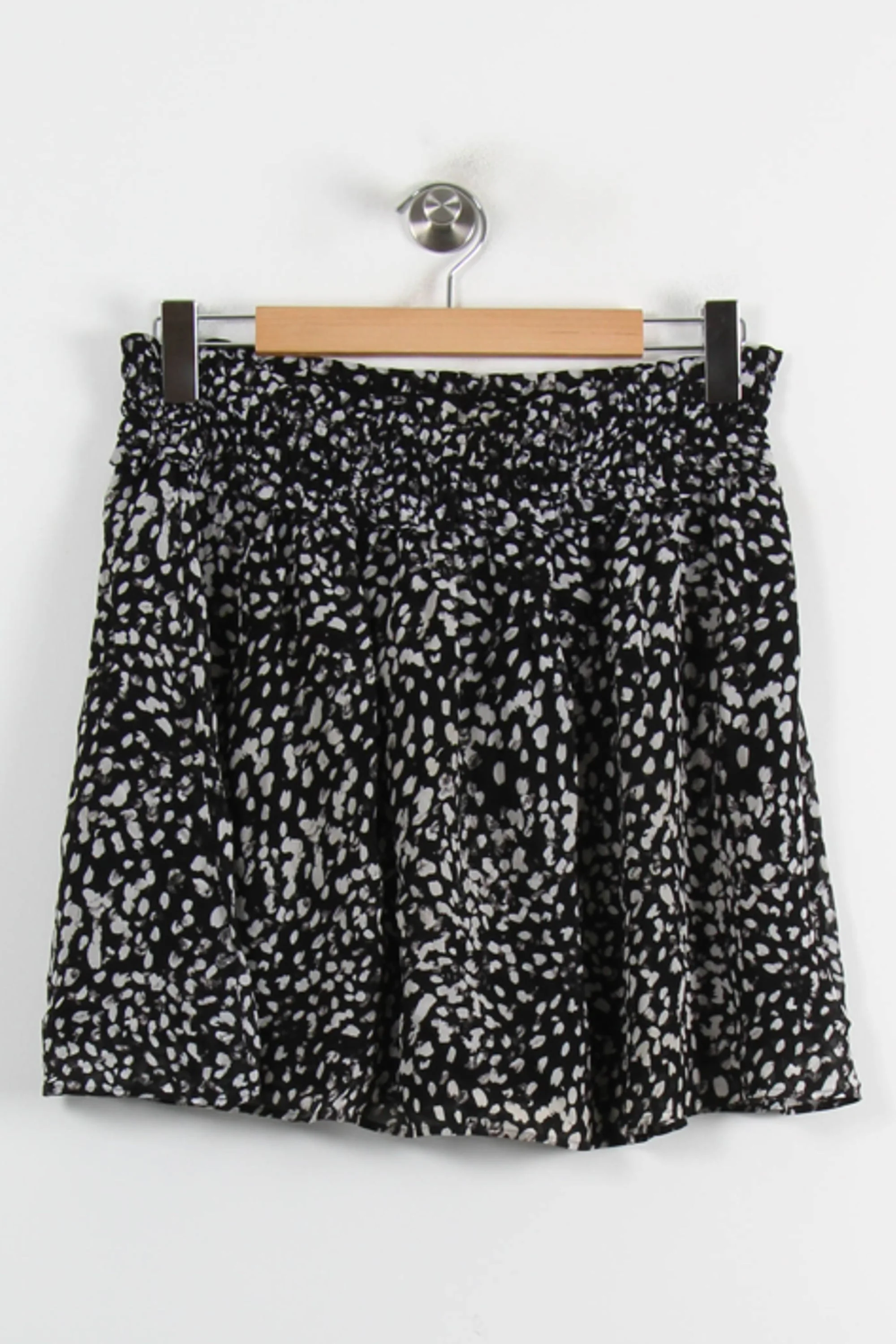 Jupe Plissée Noire et Blanche - Taille L/40 - Image 2
