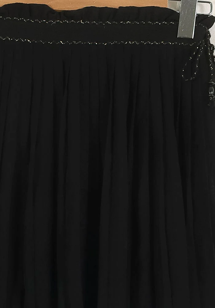 Jupe Plissée Noire - Taille S/36 - Image 3