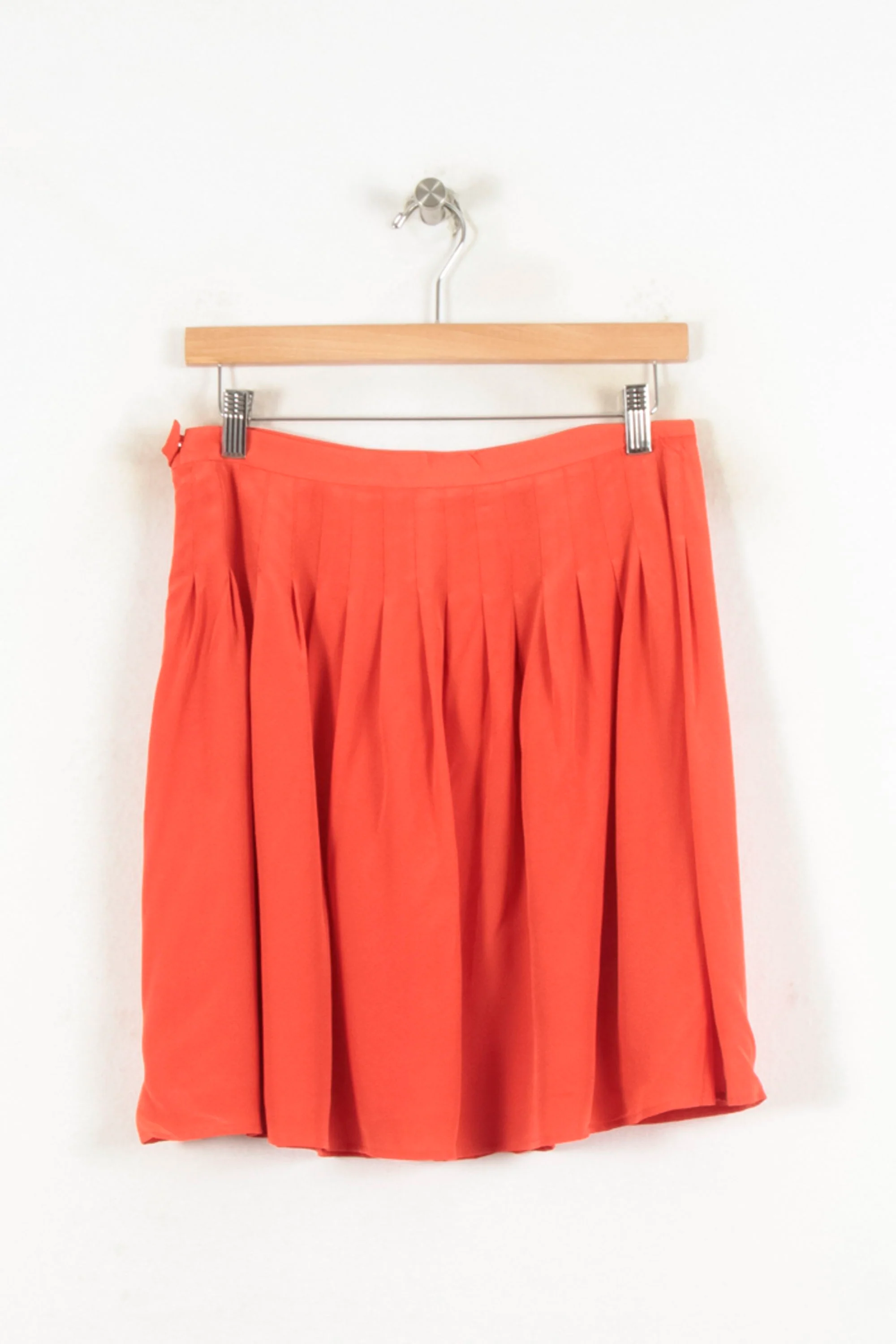 Jupe Plissée Orange - Taille M/38 - Image 2