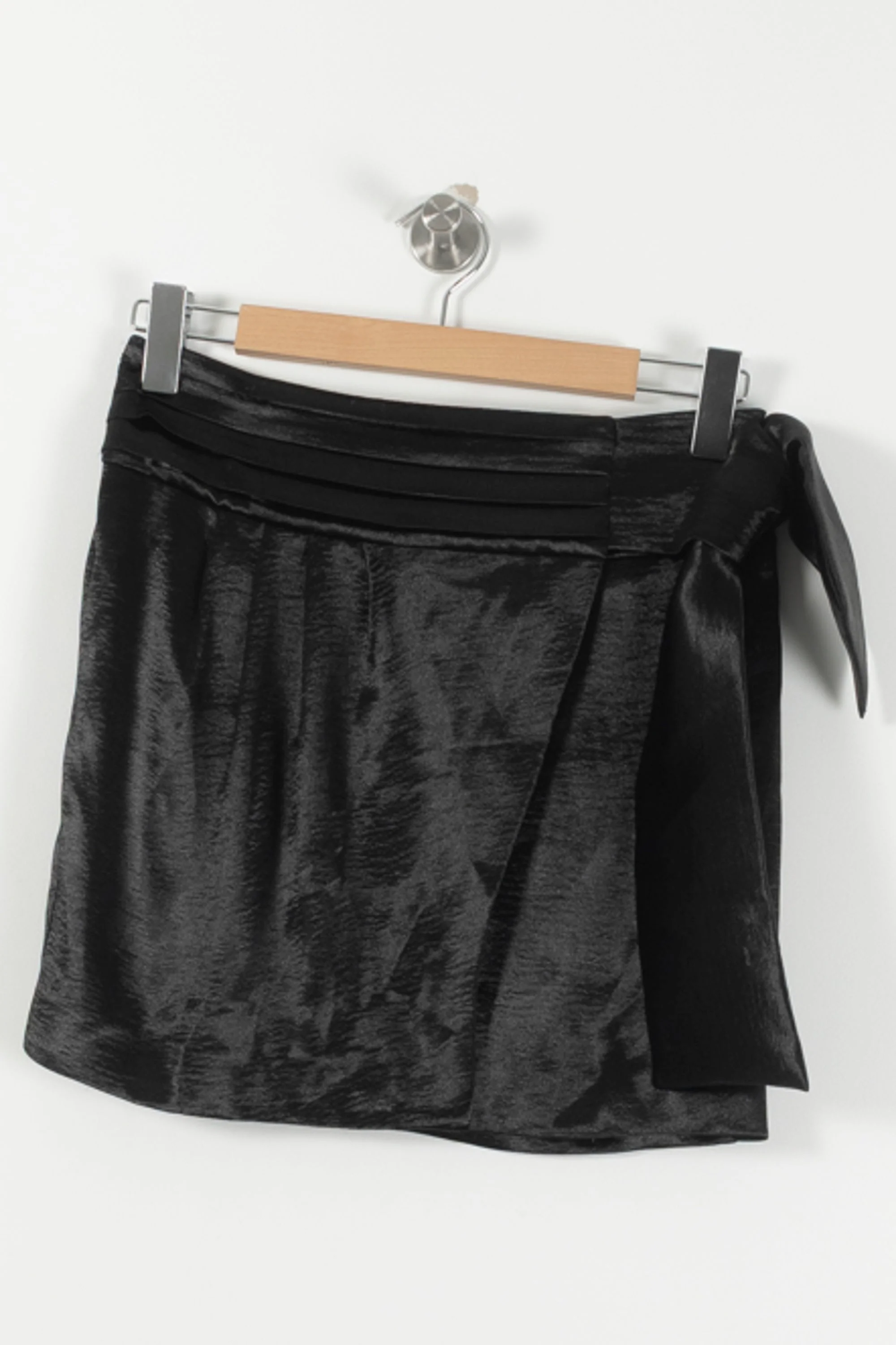 Jupe Portefeuille Noire - Taille S/36 - Image 2
