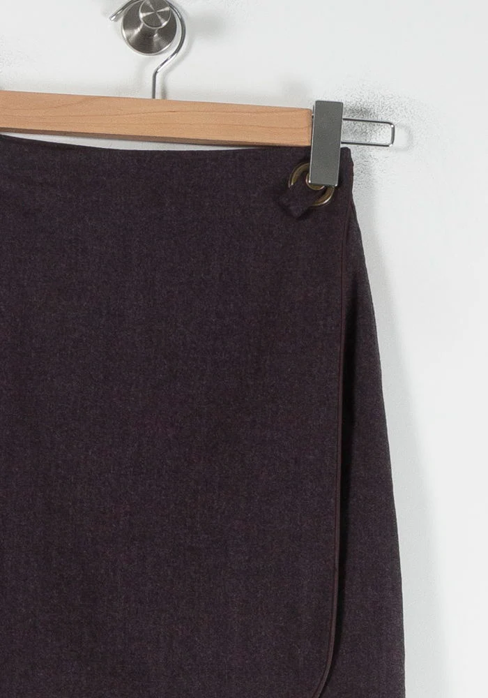 Jupe Portefeuille Violette - Taille S/36 - Image 3